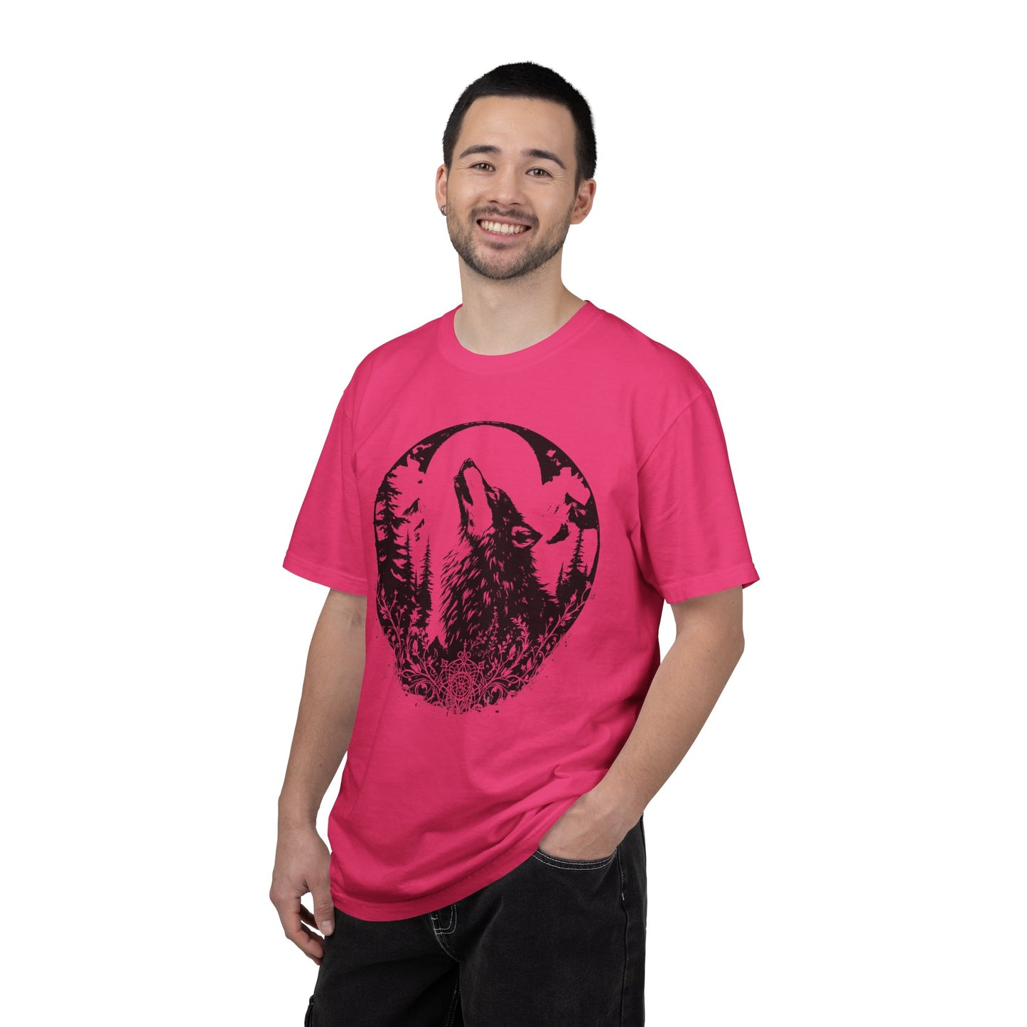 Vintage Wolf Shirt | 90s Grunge Animal Tee | Wilderness Nature Graphic Tee