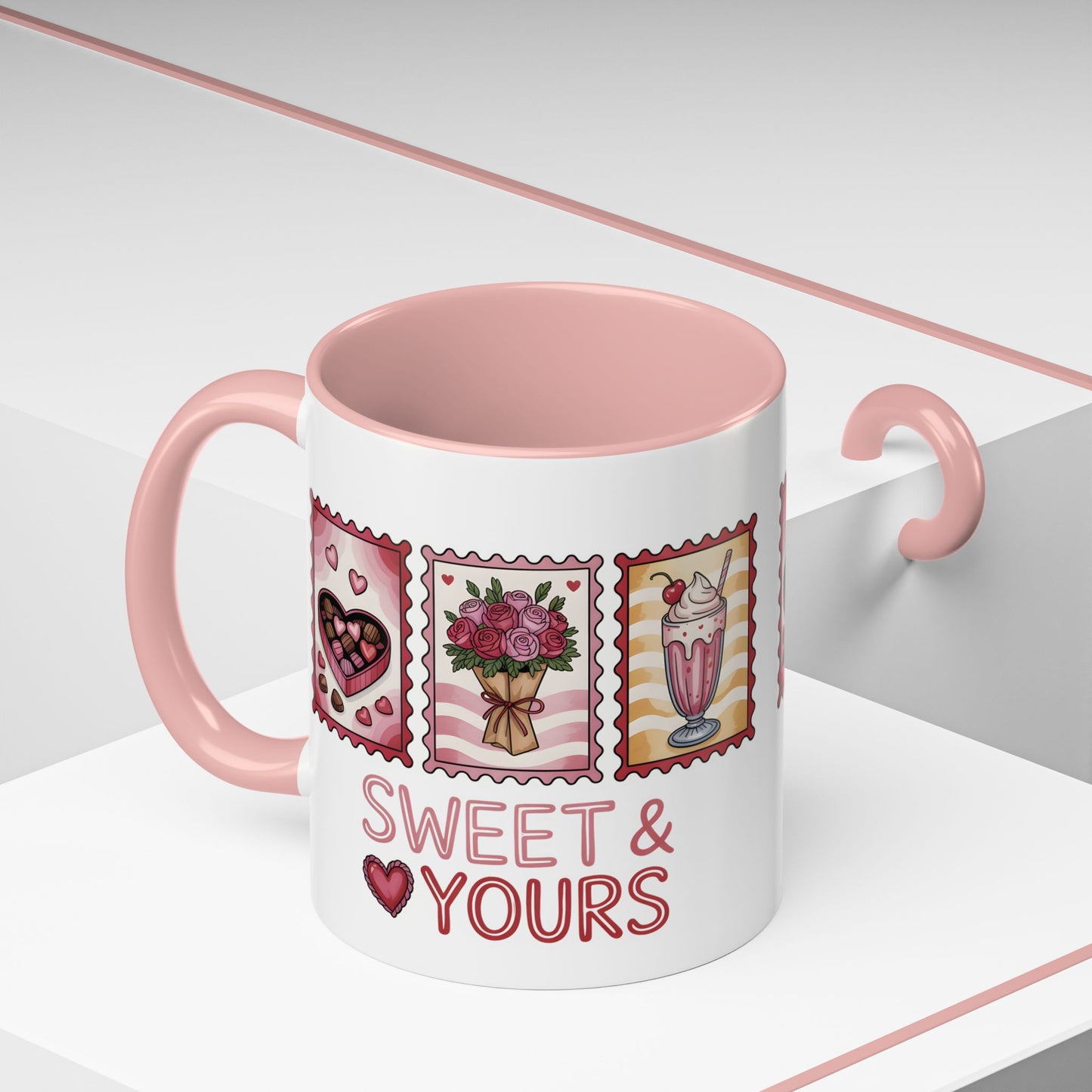 Ceramic valentine gift, Valentines day cup,  wife gift ideas, anniversary mug.