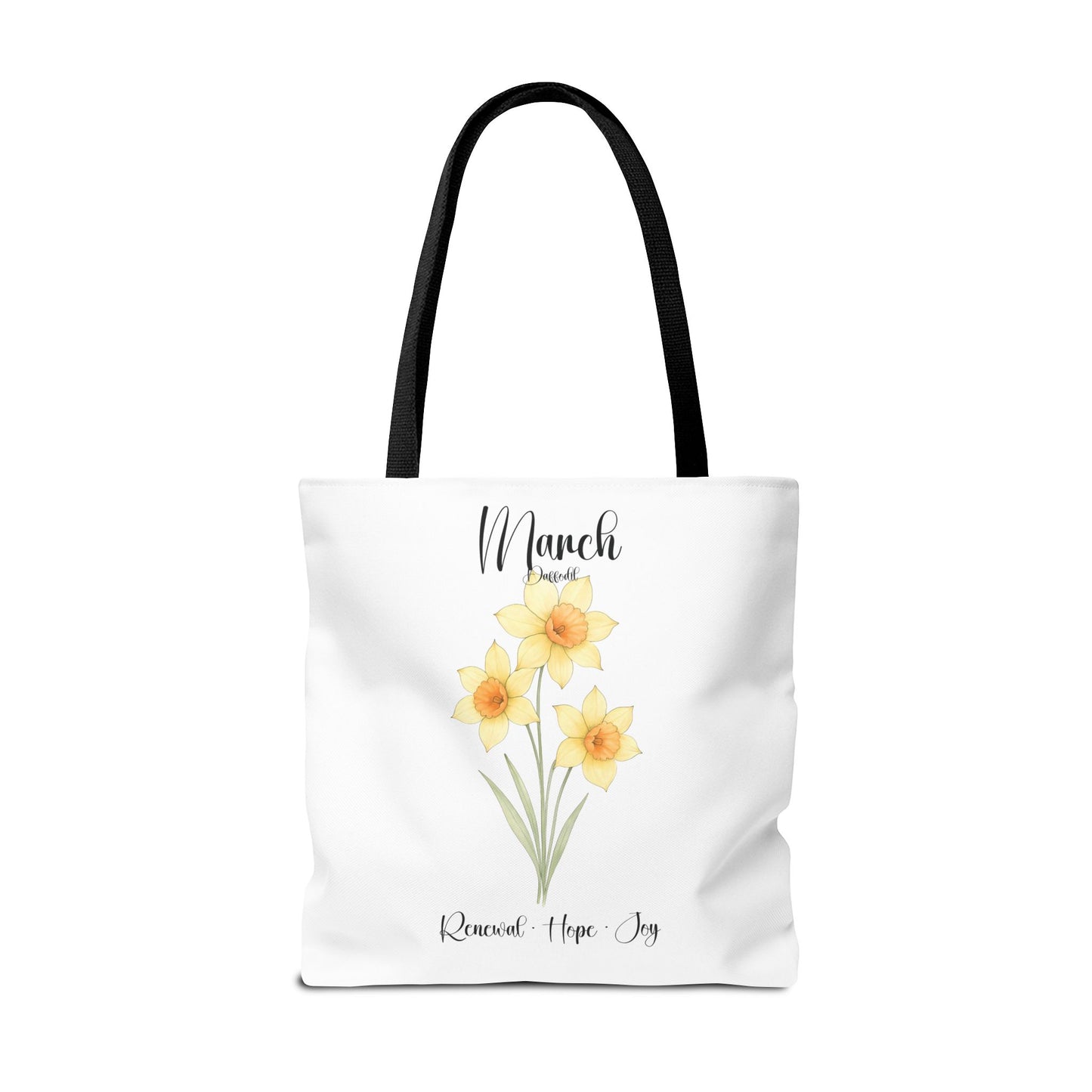 Custom botanical tote bag for her, birth month flower, milestone birthdays, bestfriend gift.