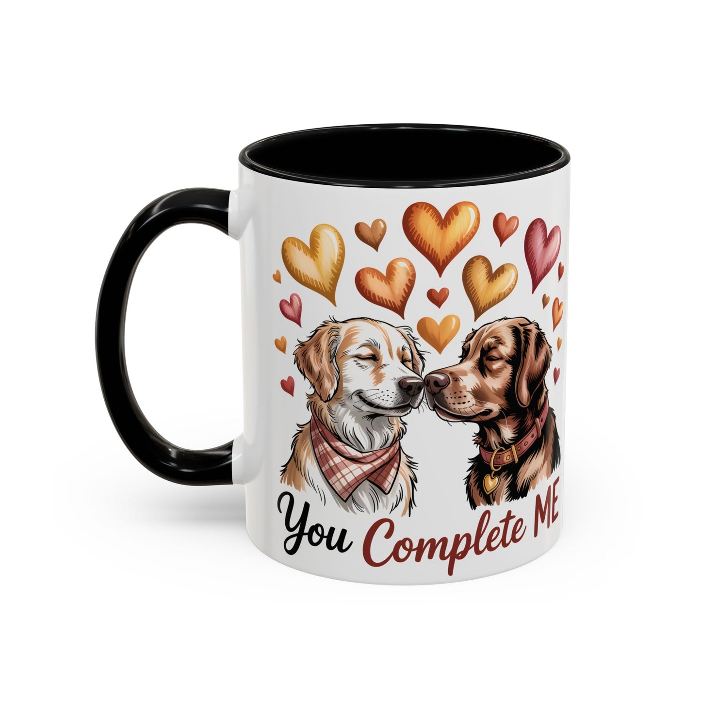 You Complete Me Mug | Cute Dog Lover Gift | Valentines Day Gift for Wife Husband |