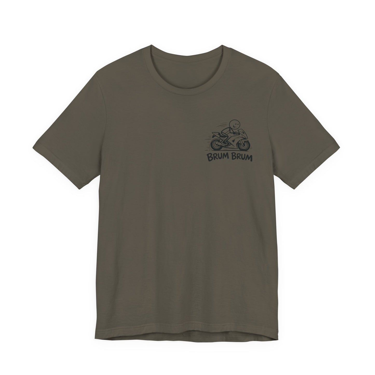 Brum Brum Cotton biker shirt, streetwear tee, biker apparel, motorcycle gift.