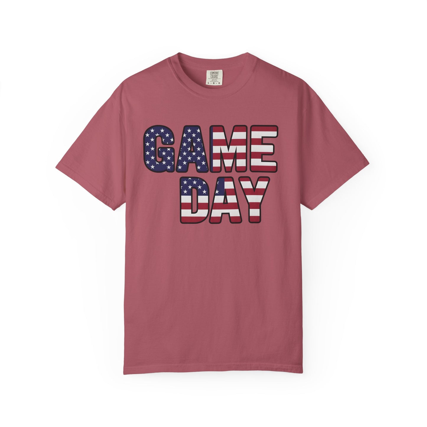American Flag GAME DAY T-Shirt | Patriotic Sports Fan Tee