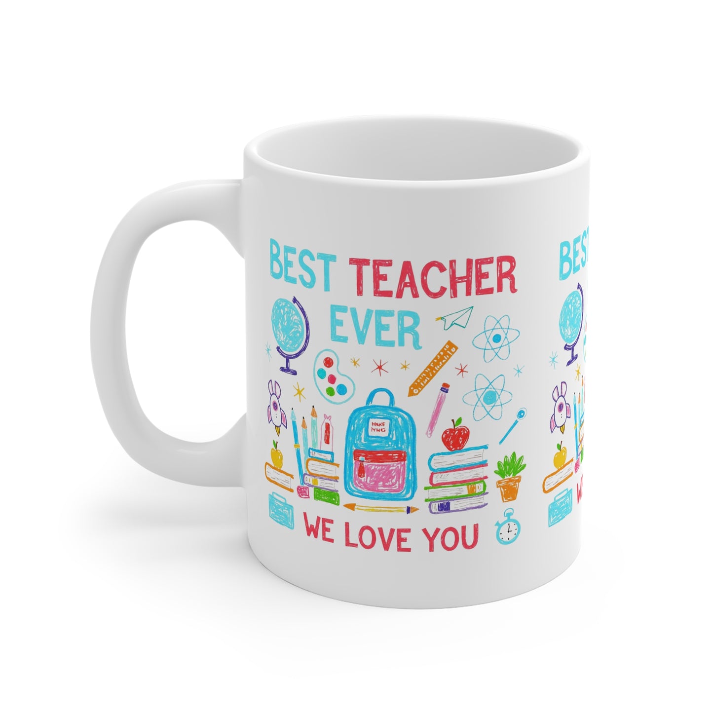 Best Teacher Gift Mug - Ideal for students, parents, or anyone looking to express appreciation for a teacher during occasions like Teacher's Day, end-of-year gifts, or as a thoughtful Christmas present.
