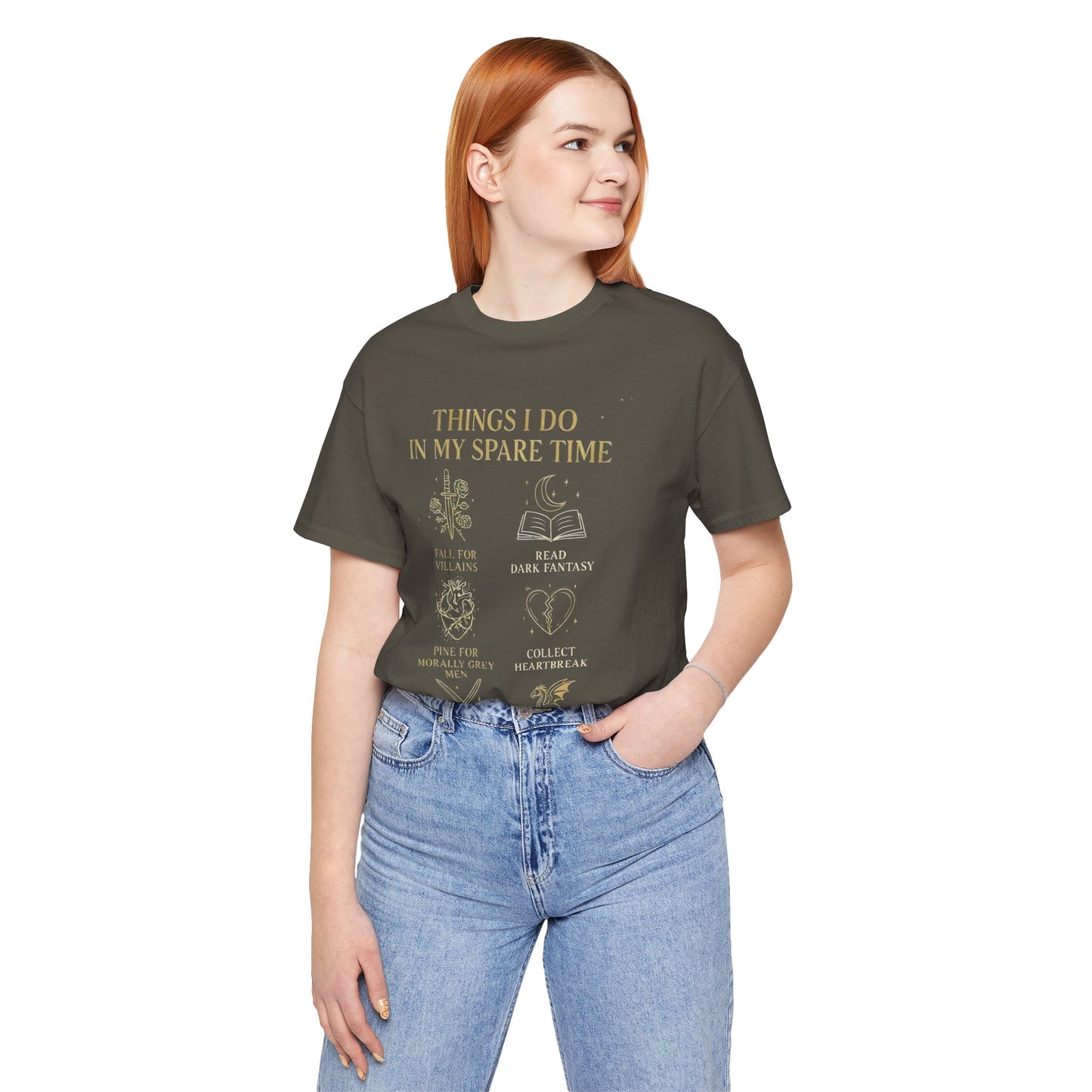 Dark Fantasy Book Lover Shirt | Morally Grey Men Tee | Villain Reader Gift | Bookish Aesthetic Tee