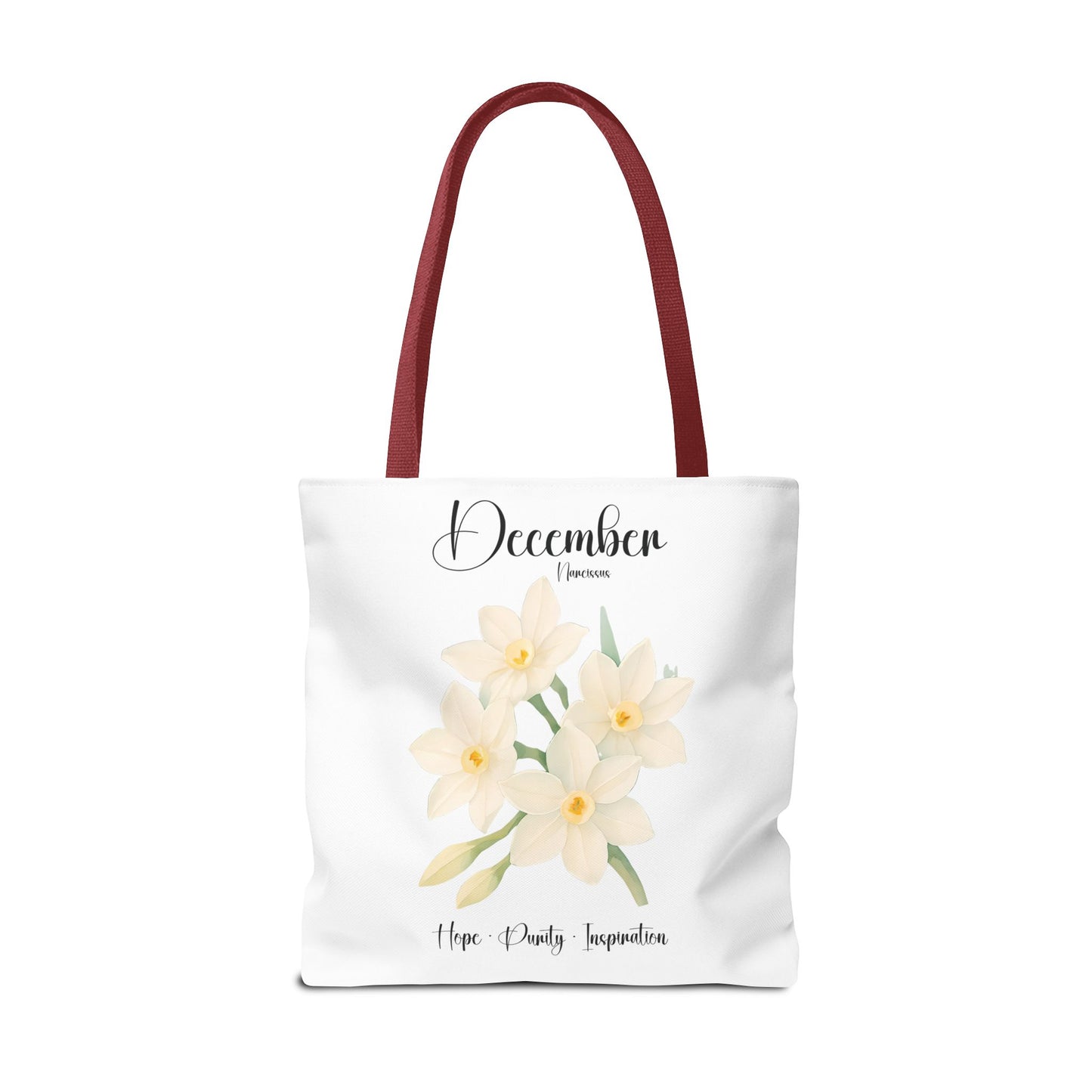Personlized Birth Month Flower Tote Bag, Botanical Aesthetic Canvas Tote Bag, Bestfriend Gift