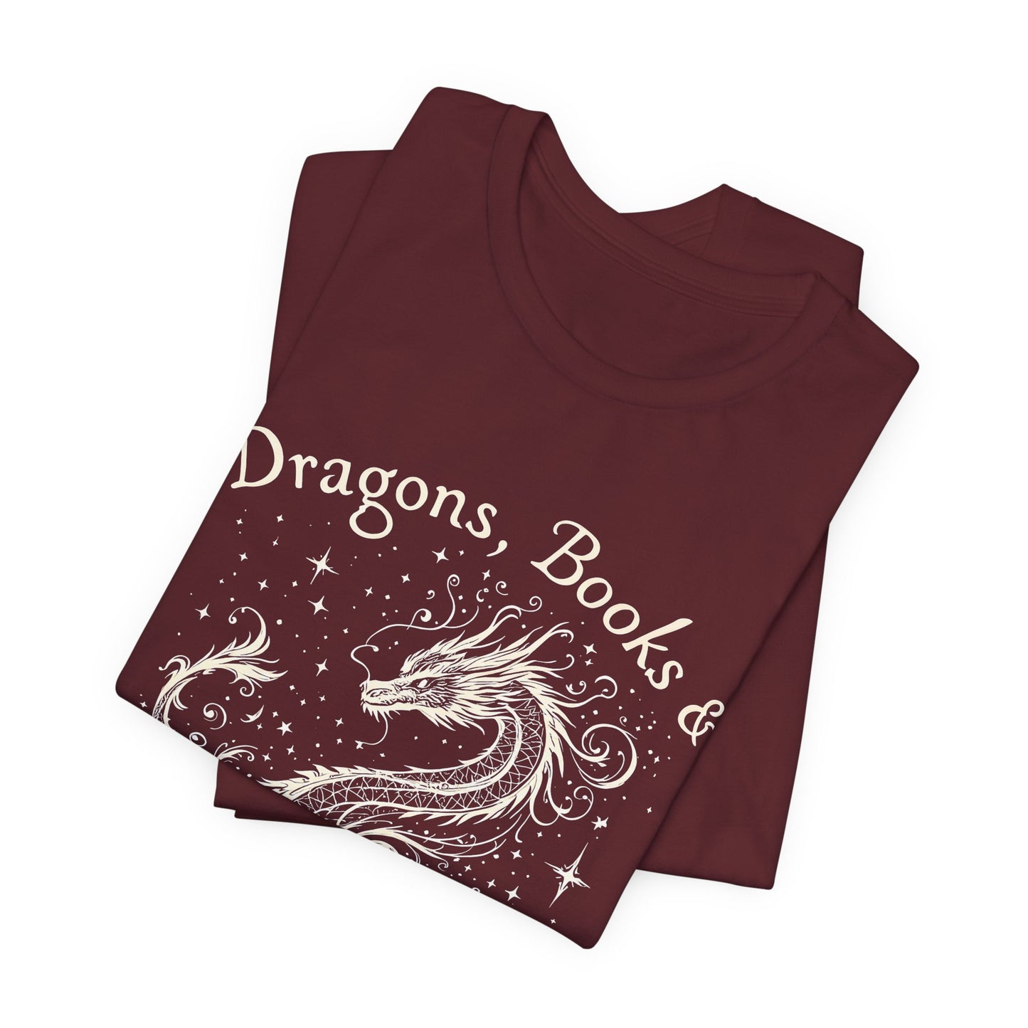 Book Lover Gift T-Shirt | Fantasy Reader Tee | Dragon Reading Shirt | Booktok Merch | Bibliophile Gift