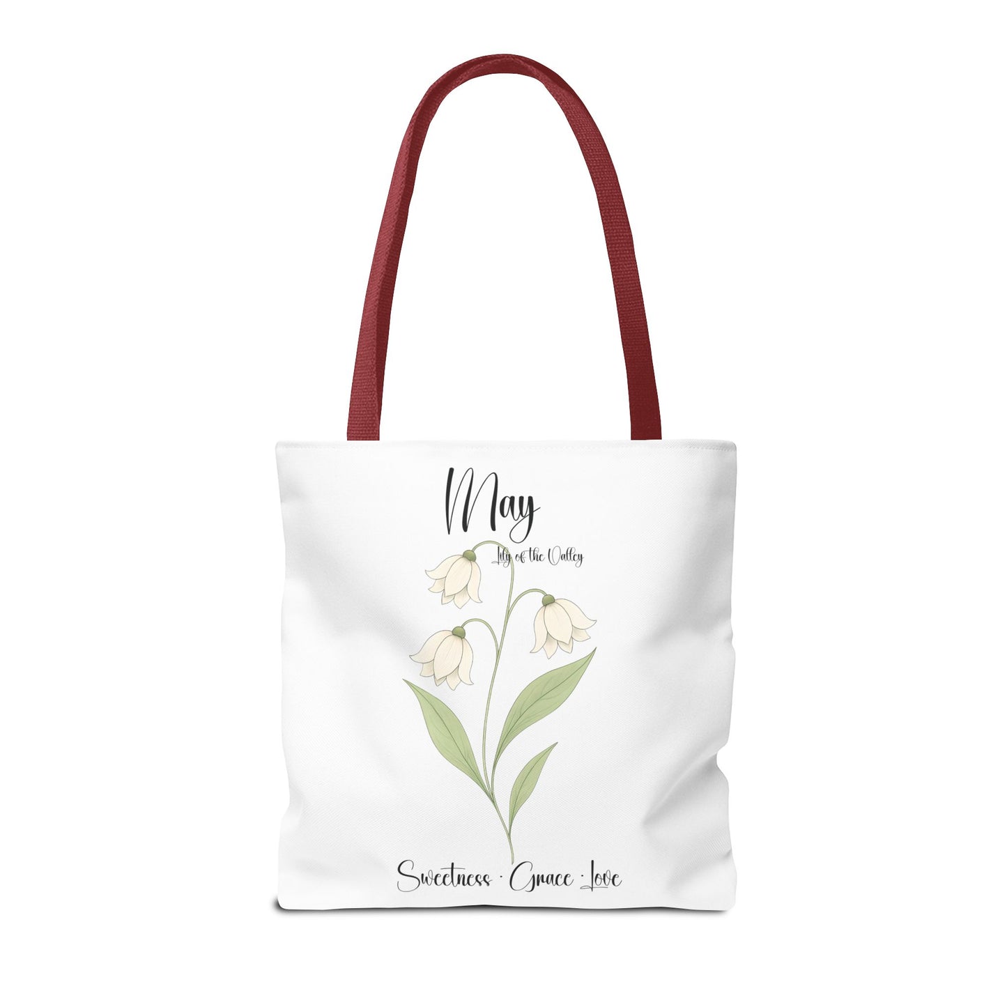 Personlised birth month flower bag for her, milestone birthdays, bestfriend gift.