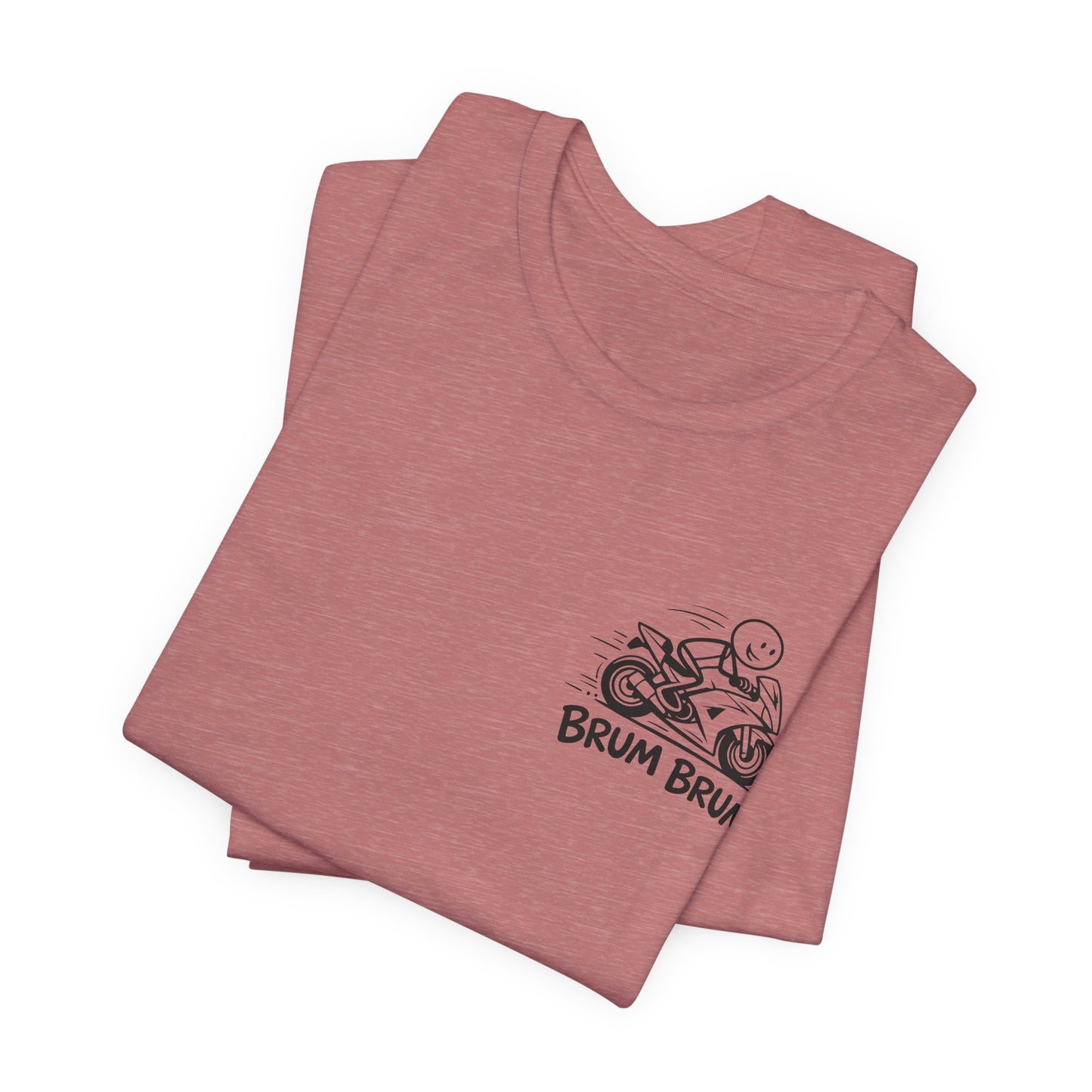 Brum Brum Cotton biker shirt, streetwear tee, biker apparel, motorcycle gift.