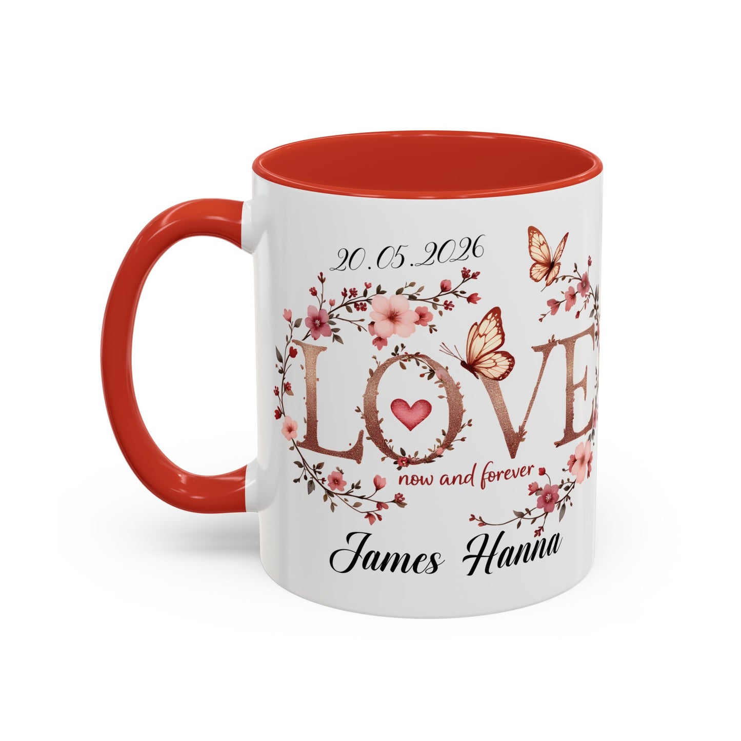 Custom Wedding Mug | Personalized Anniversary Mug | Valentines Day Gift |