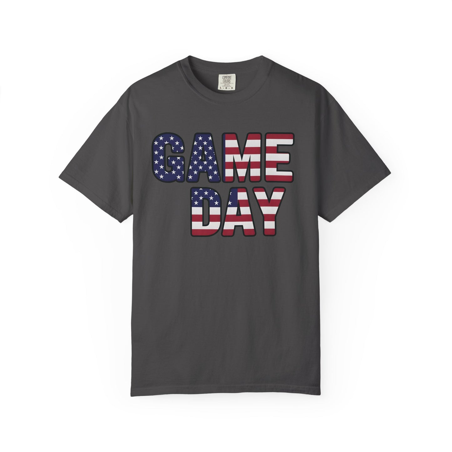 American Flag GAME DAY T-Shirt | Patriotic Sports Fan Tee