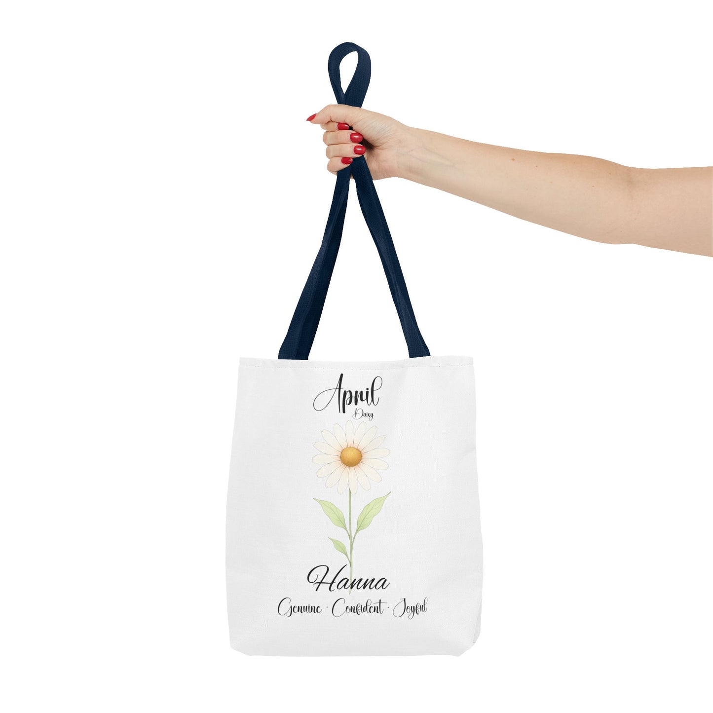 Custom birth month flower bag for her, milestone birthdays, bestfriend gift.