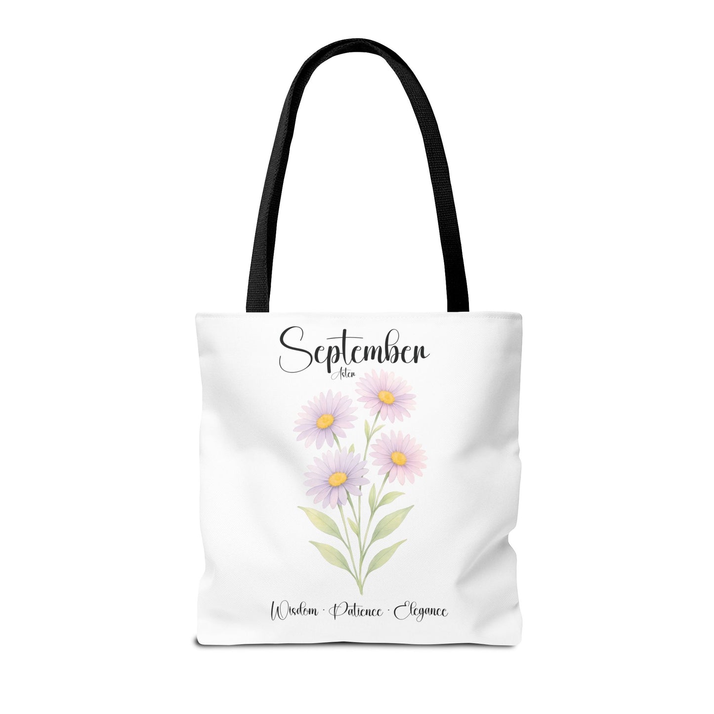 Personalized Best Friend tote bag for her, Birth Month Flower, milestone birthdays.