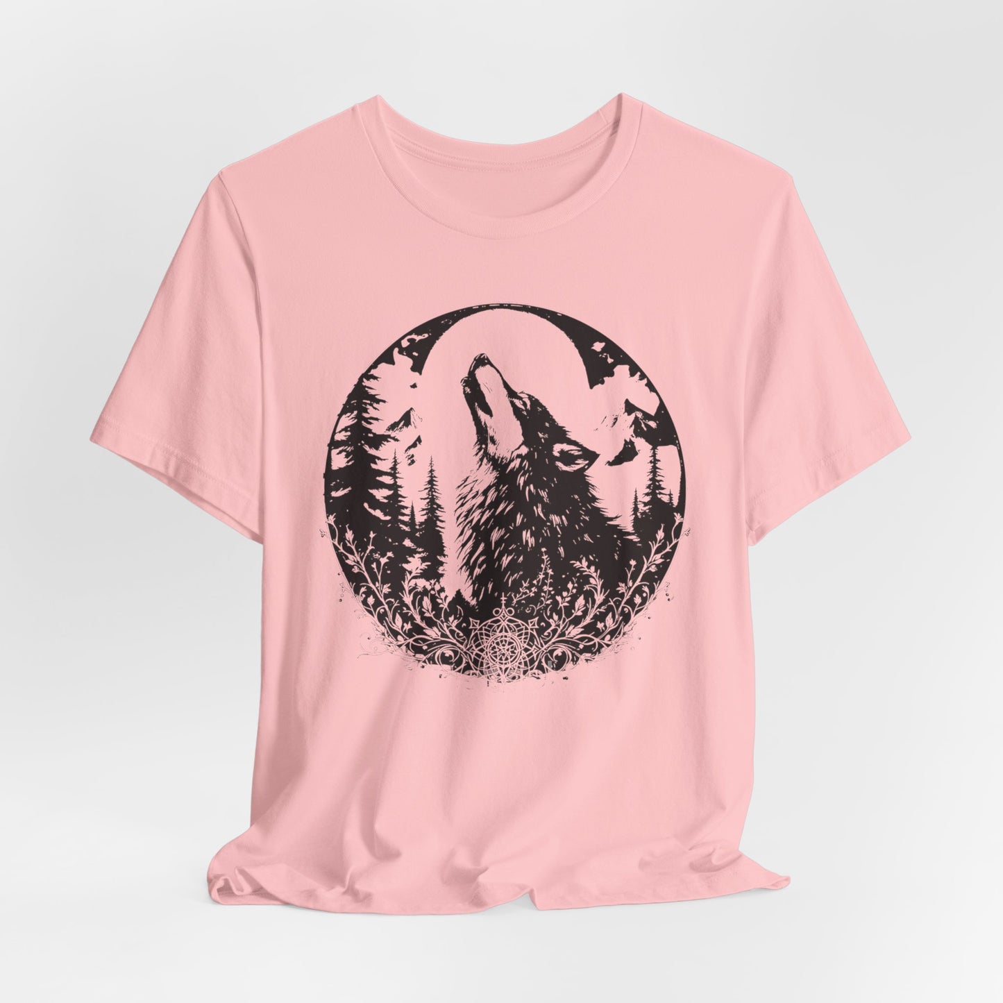 Wolf Graphic Shirt, wilderness tee, alt gifts for her, 90s grunge top.