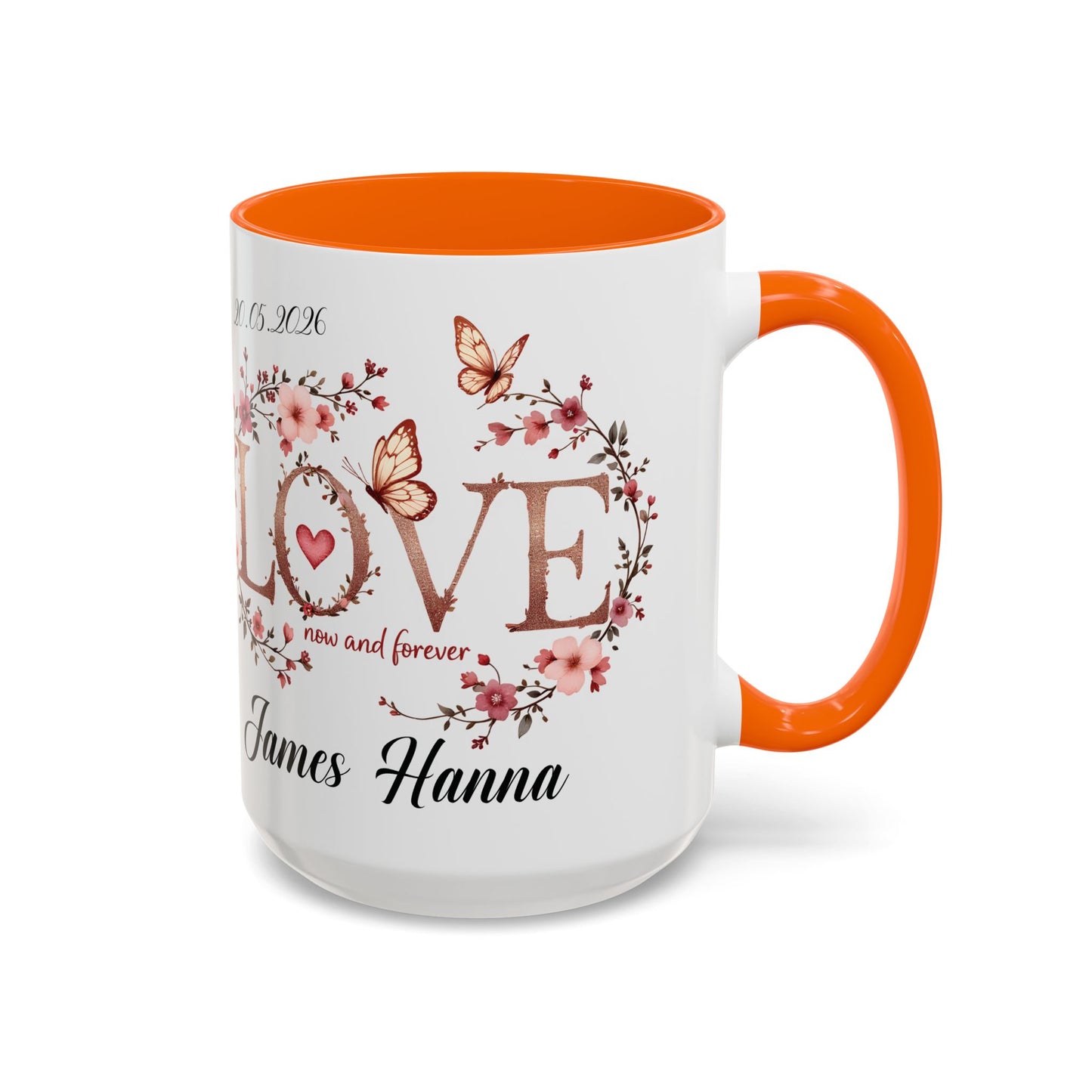 Custom Wedding Mug | Personalized Anniversary Mug | Valentines Day Gift |