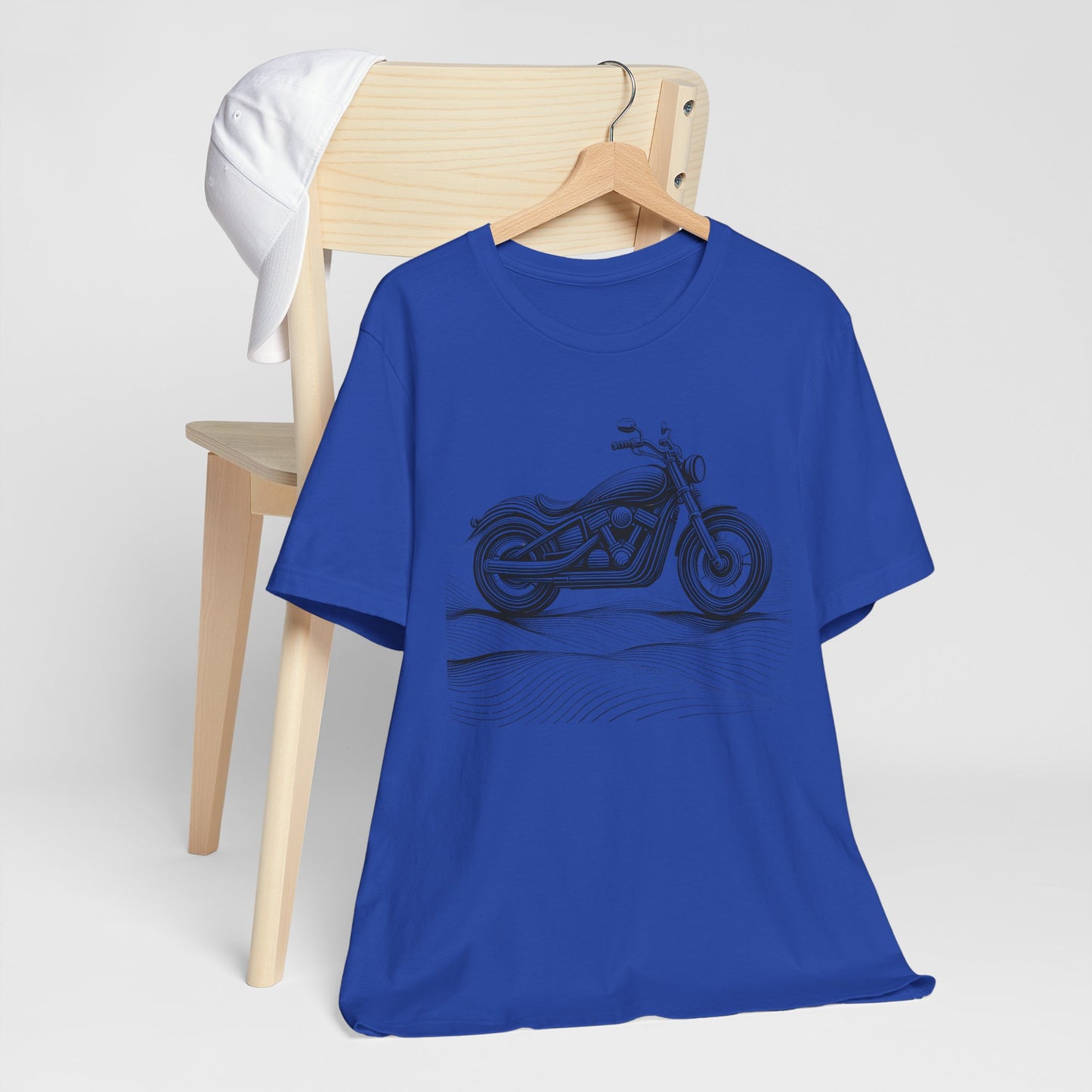 Cotton biker shirt, streetwear tee, biker apparel, motorcycle gift.