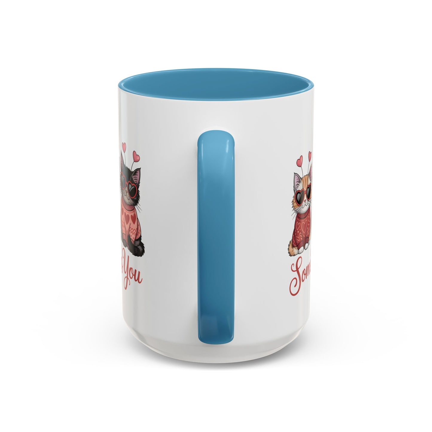 Valentine Kitty Mug | kitten Coffee Cup | cat Lover Gift | Valentines Day Mug |