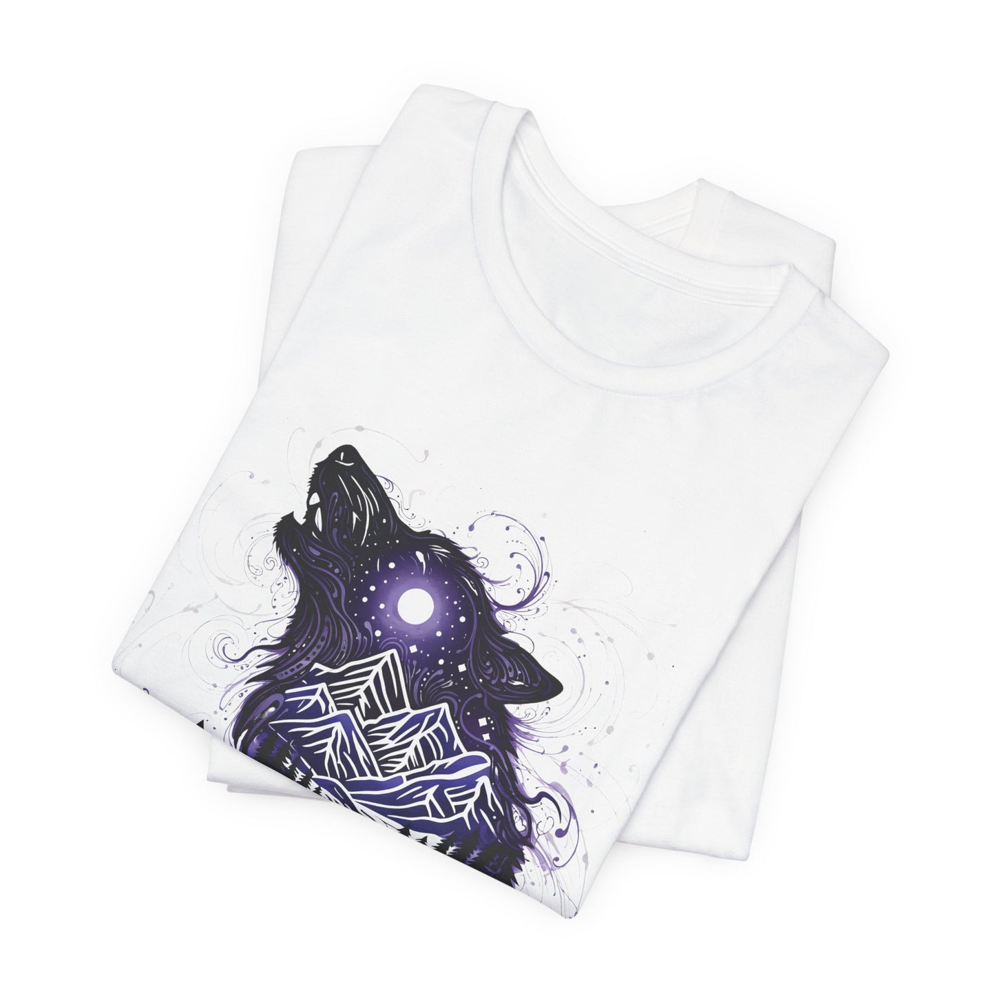 Wild Spirit Wolf Tee - Unisex, wildlife shirt, Gothic Streetwear, Alternative Clothing.