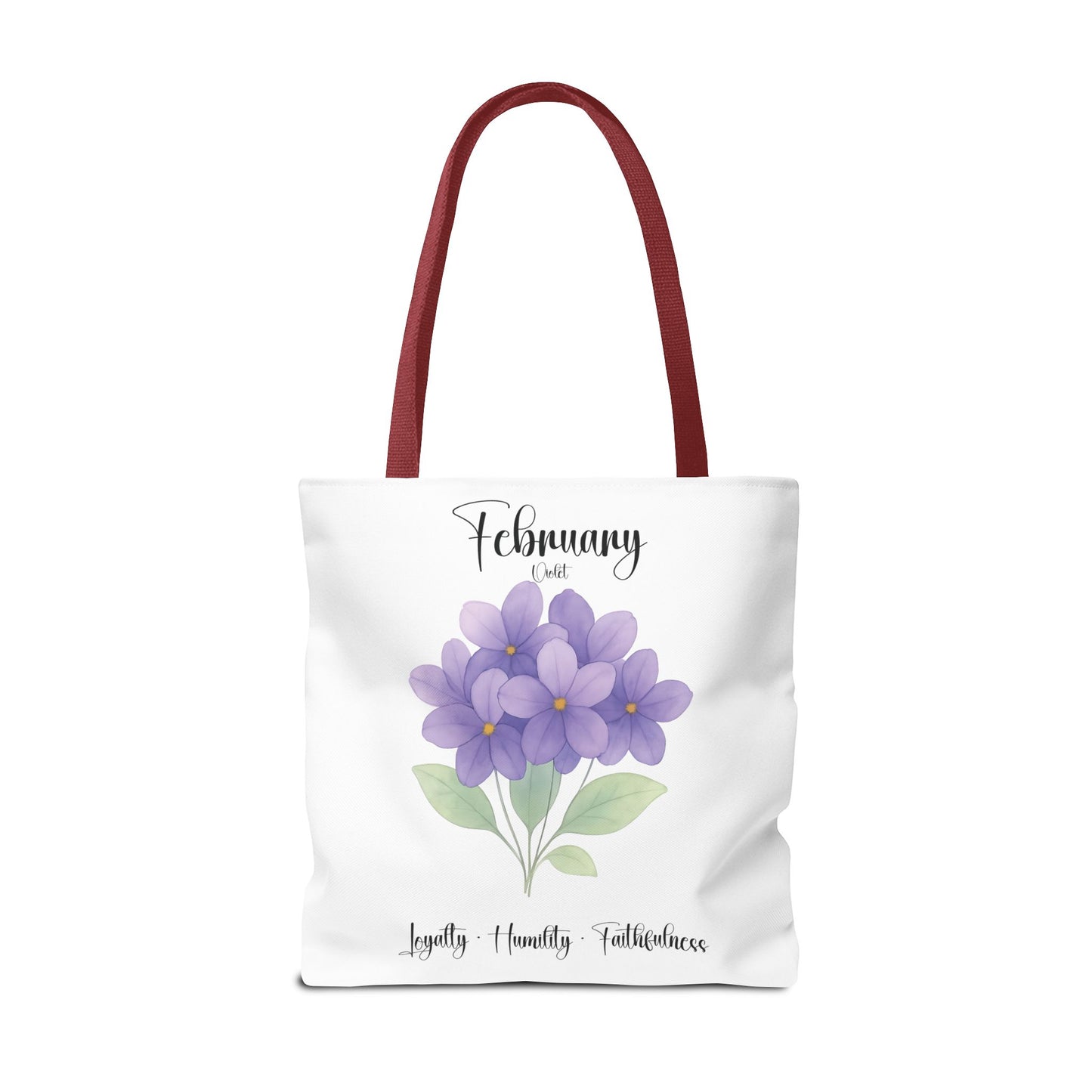 Personalized  floral gift tote bag for her, birth month flower, milestone birthdays, bestfriend gift.