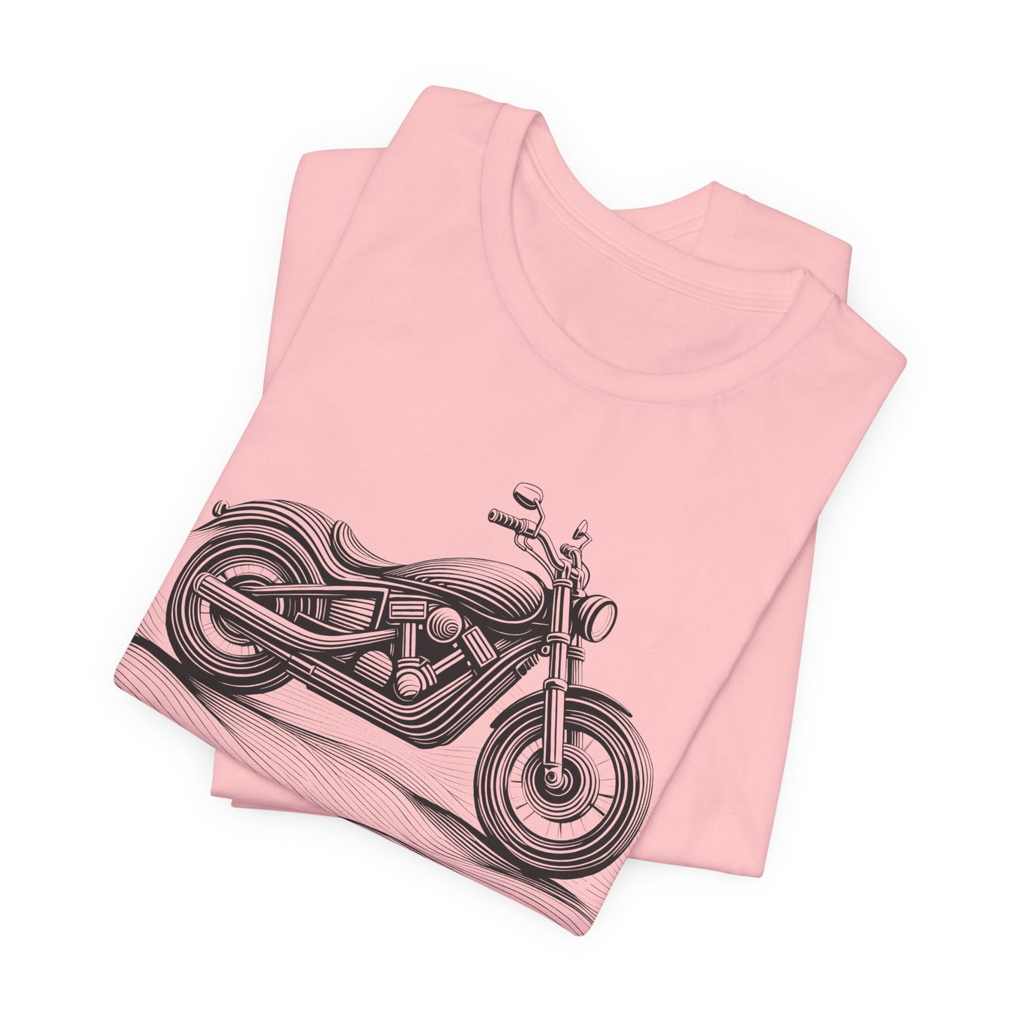 Cotton biker shirt, streetwear tee, biker apparel, motorcycle gift.