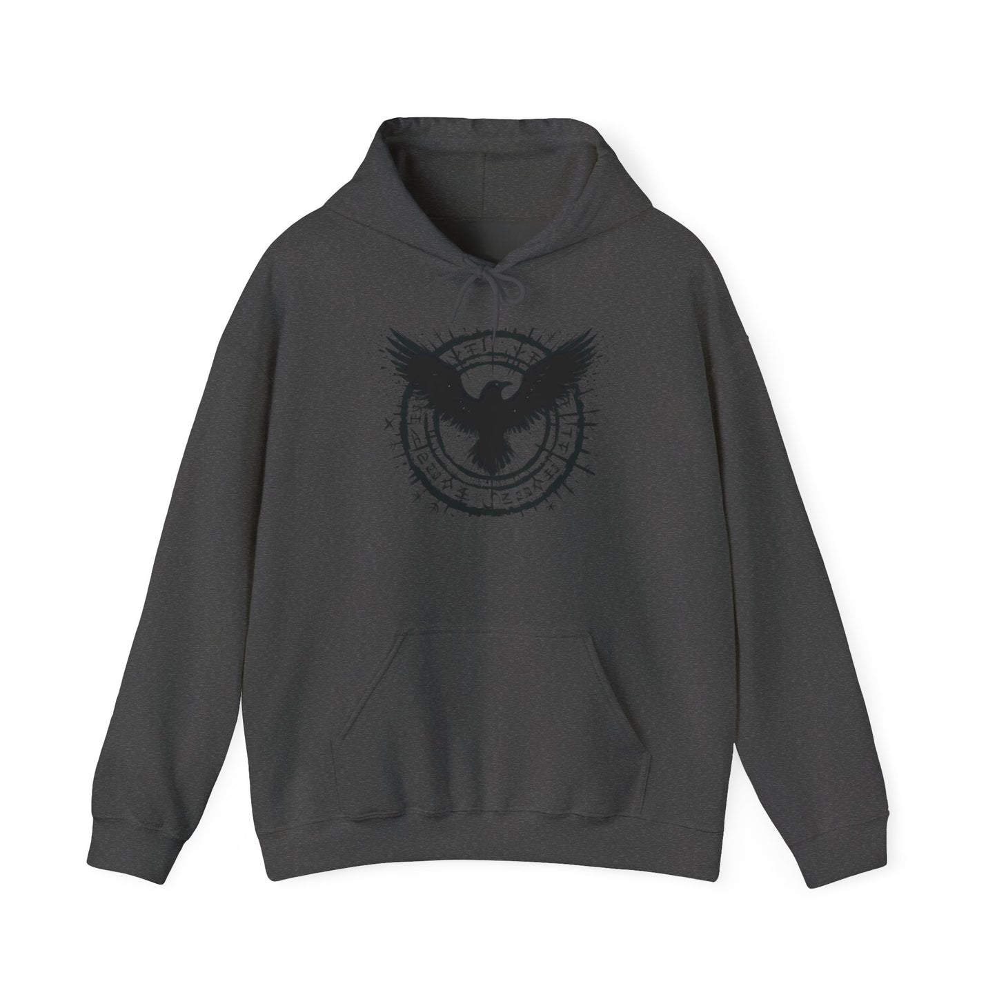 Norse Viking Raven Hoodie, Pagan Clothing, Viking Hoodie, Norse Mythology Apparel.