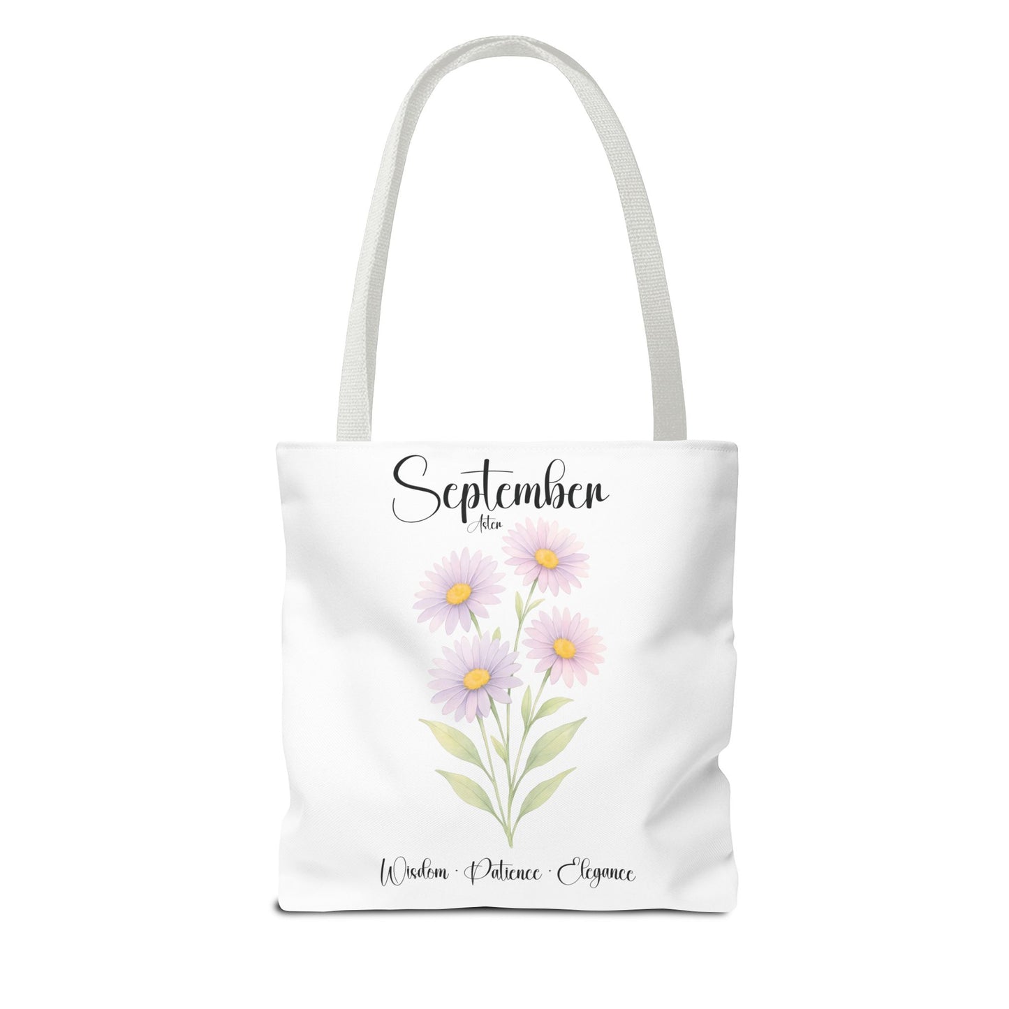 Personalized Best Friend tote bag for her, Birth Month Flower, milestone birthdays.