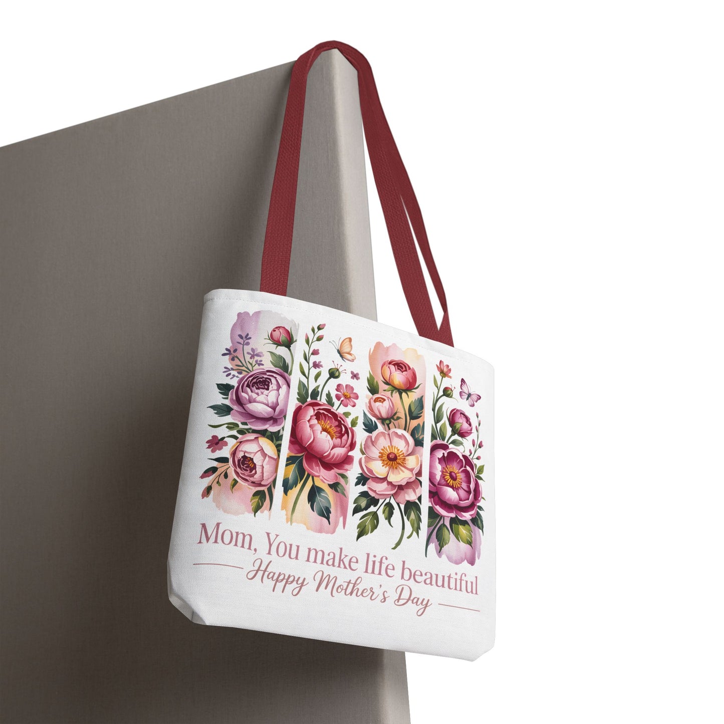 mom tote bag, mothers day gift reusable tote bag