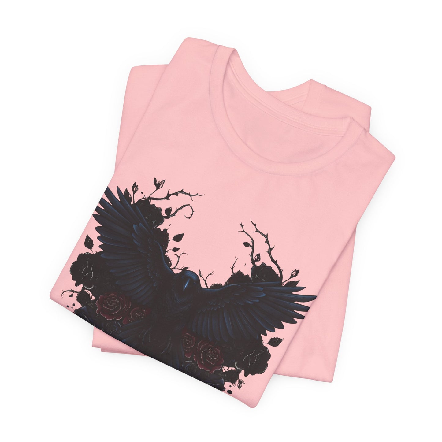 Dark Raven Gothic Apparel  | Unisex Cotton Shirt | Dark Aesthetic  |