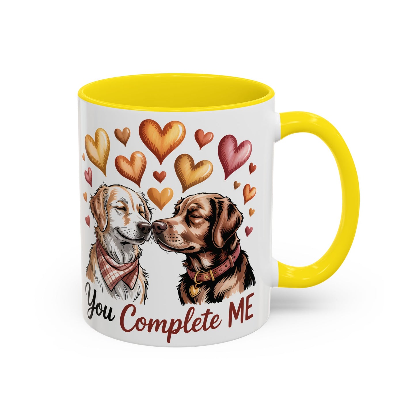 You Complete Me Mug | Cute Dog Lover Gift | Valentines Day Gift for Wife Husband |