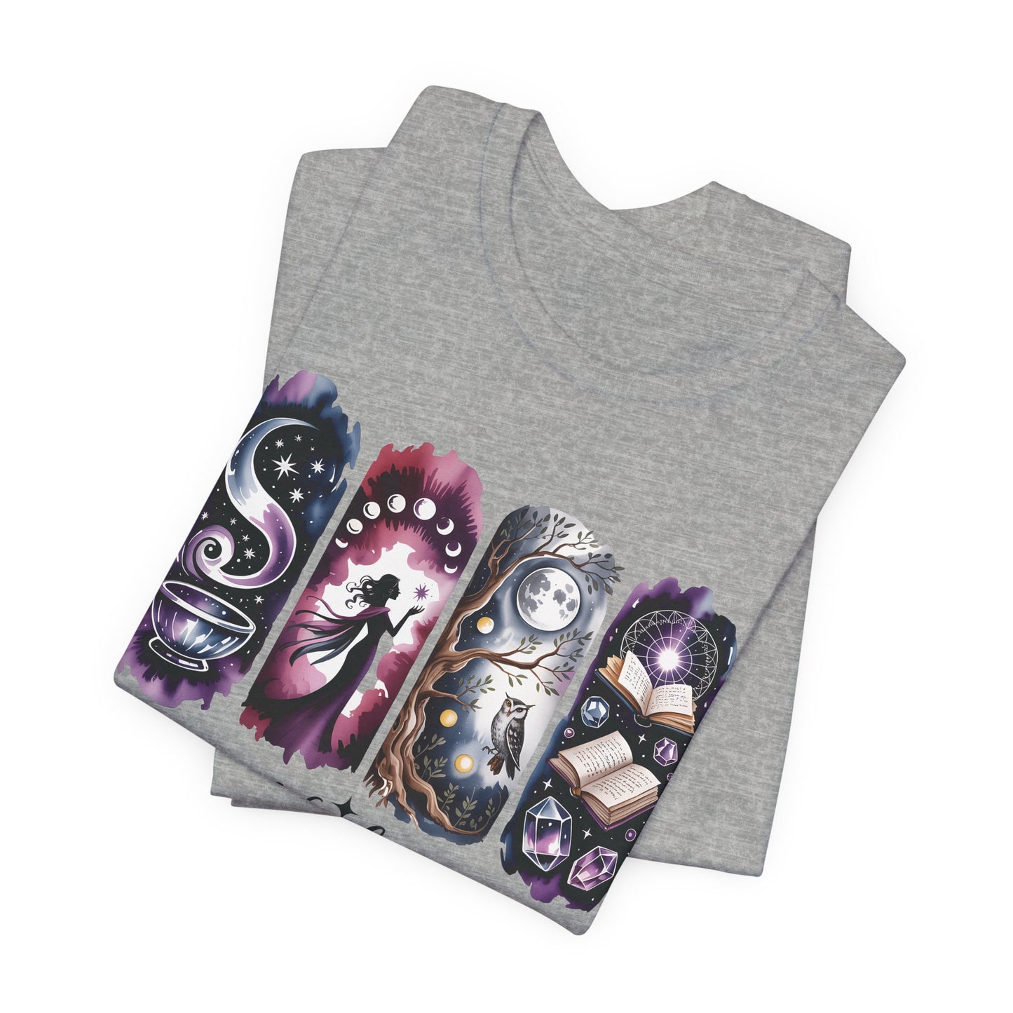 Night Queen Witchy T-Shirt | Witchy Glam Celestial Shirt | Dark Feminine Energy Tee | Moon Goddess Witchcore Graphic Top