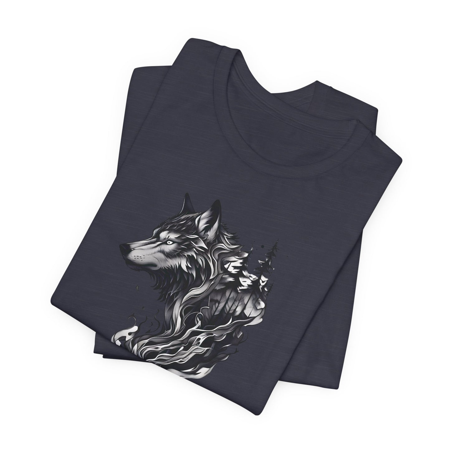 Wild Spirit Wolf Tee - Unisex, Gothic Streetwear, Alternative Clothing, grunge