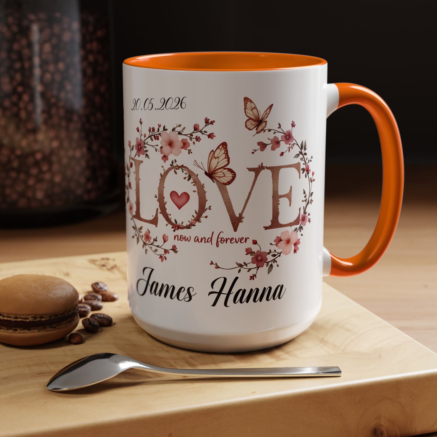 Custom Wedding Mug | Personalized Anniversary Mug | Valentines Day Gift |