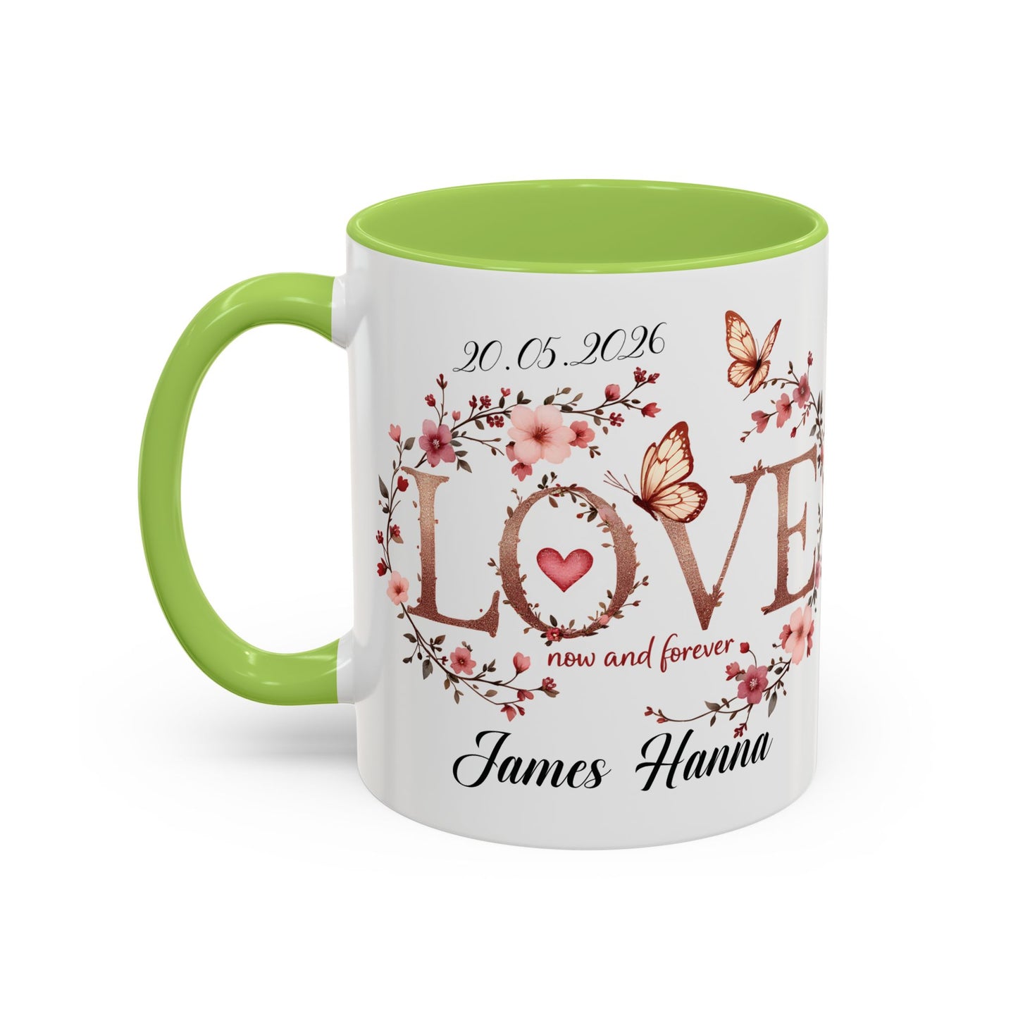 Custom Wedding Mug | Personalized Anniversary Mug | Valentines Day Gift |