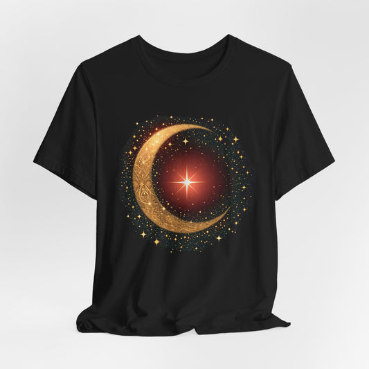 Mystical Moon Shirt, Moon Girl Gift, Celestial Moon Top, Dark Academia Shirt,  Moon Girl Gift.