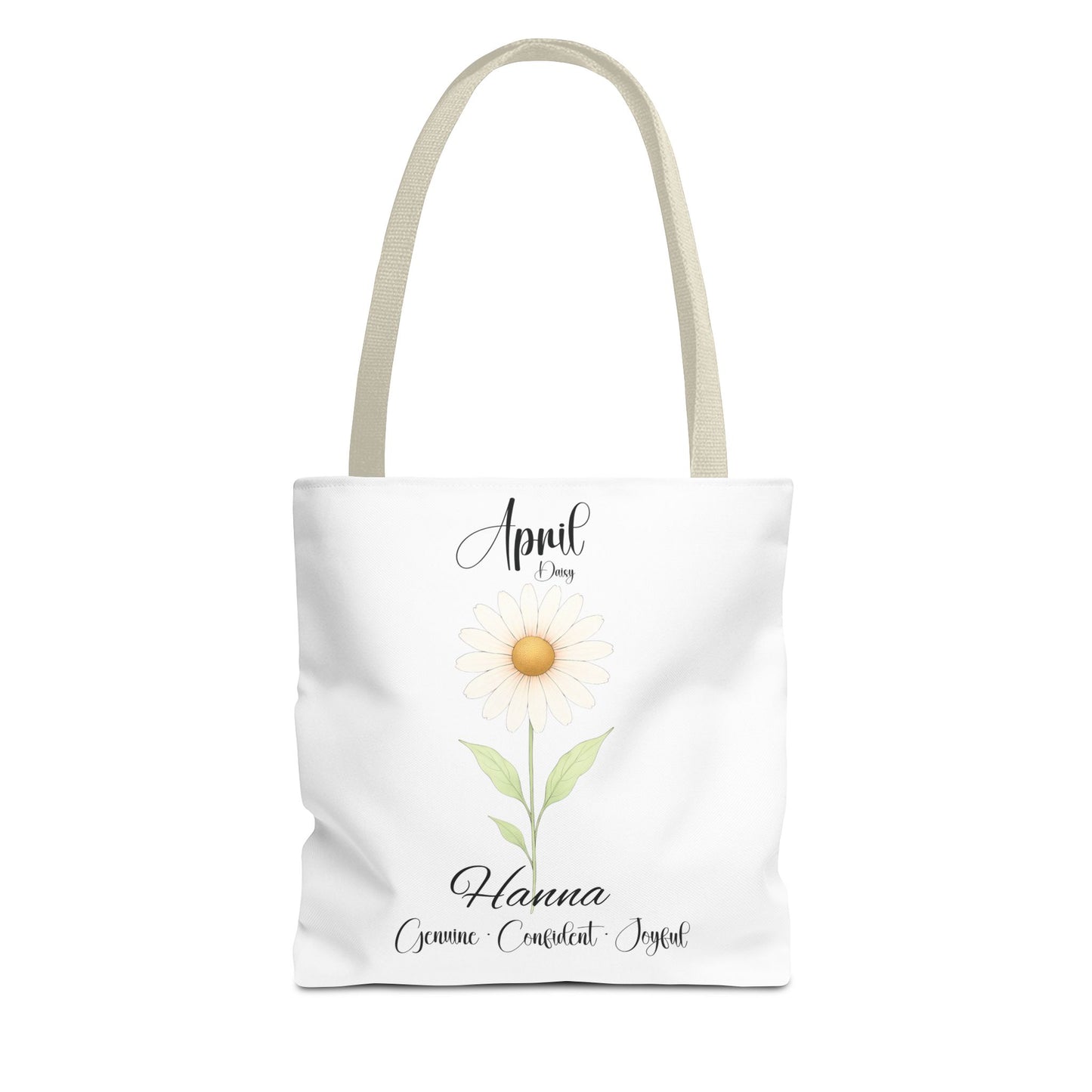Custom birth month flower bag for her, milestone birthdays, bestfriend gift.