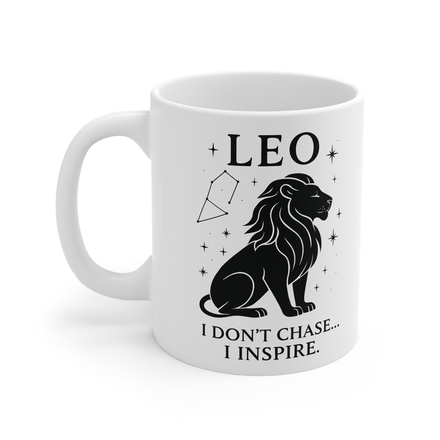 Leo Astrology Mug, A delightful gift for any Leo, this Leo star sign mug ensures their zodiac spirit shines with every drink.