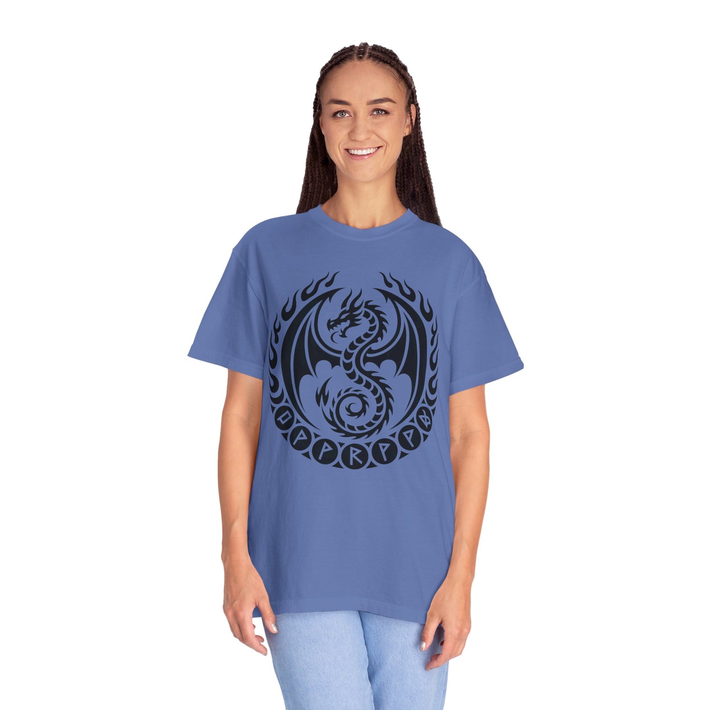 Comfort Colors dragon lovers viking shirt, norse mythology alternative gifts.