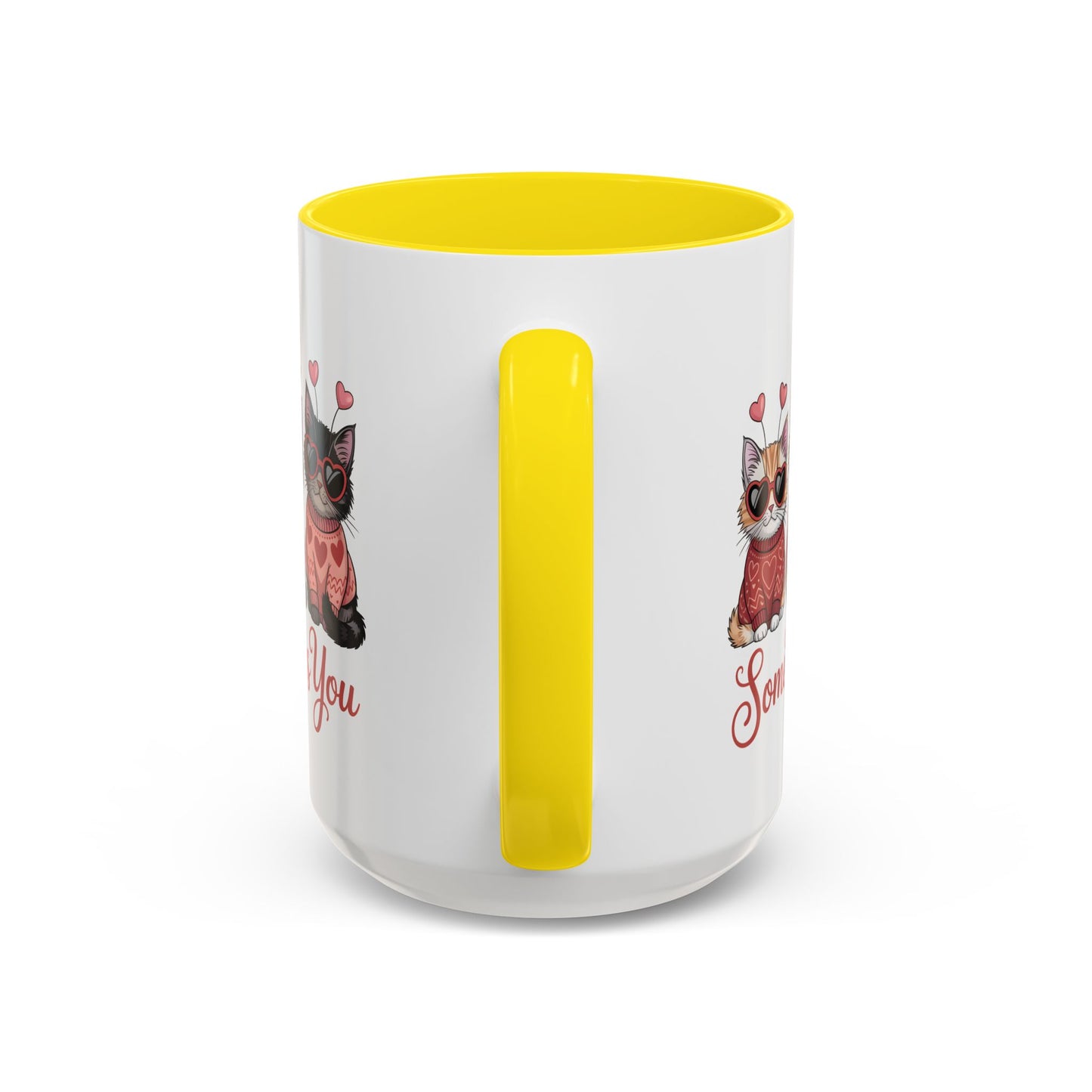 Valentine Kitty Mug | kitten Coffee Cup | cat Lover Gift | Valentines Day Mug |