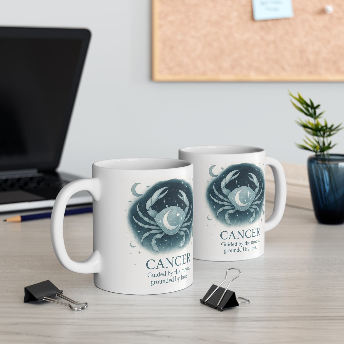 Cancer Astrology Mug, Zodiac Mug,an ideal Cancer birthday gift.