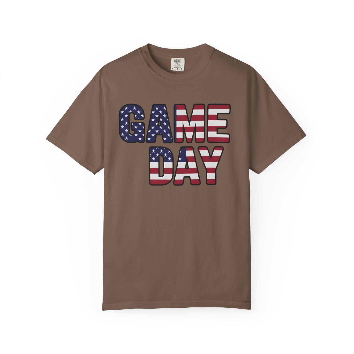 American Flag GAME DAY T-Shirt | Patriotic Sports Fan Tee