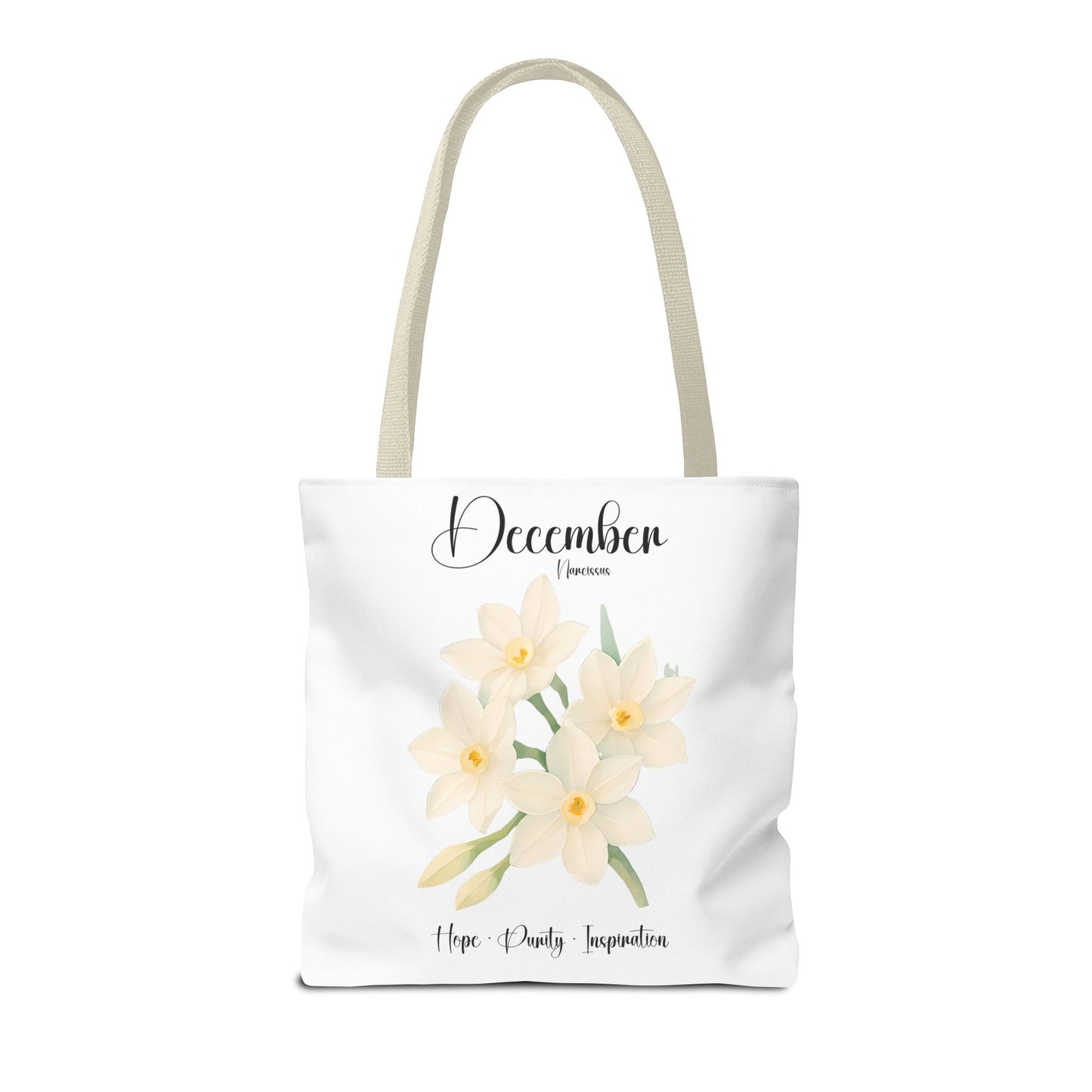 Personlized Birth Month Flower Tote Bag, Botanical Aesthetic Canvas Tote Bag, Bestfriend Gift