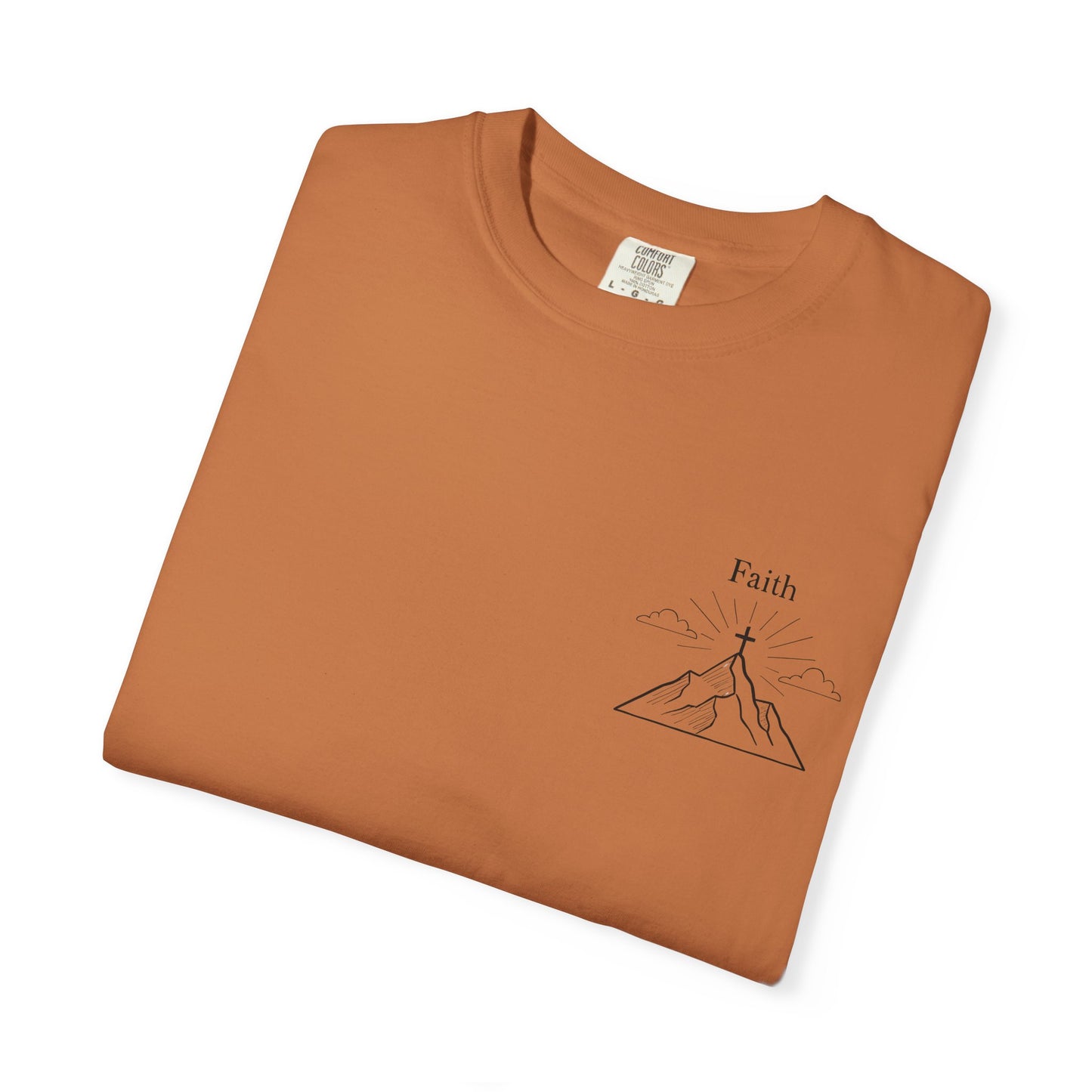 Faith Moves Mountains Comfort Colors Tee,Christianity Gift, Christianity Shirt,Christian Merch, Jesus Christ Shirt, Religion, Christian Gift