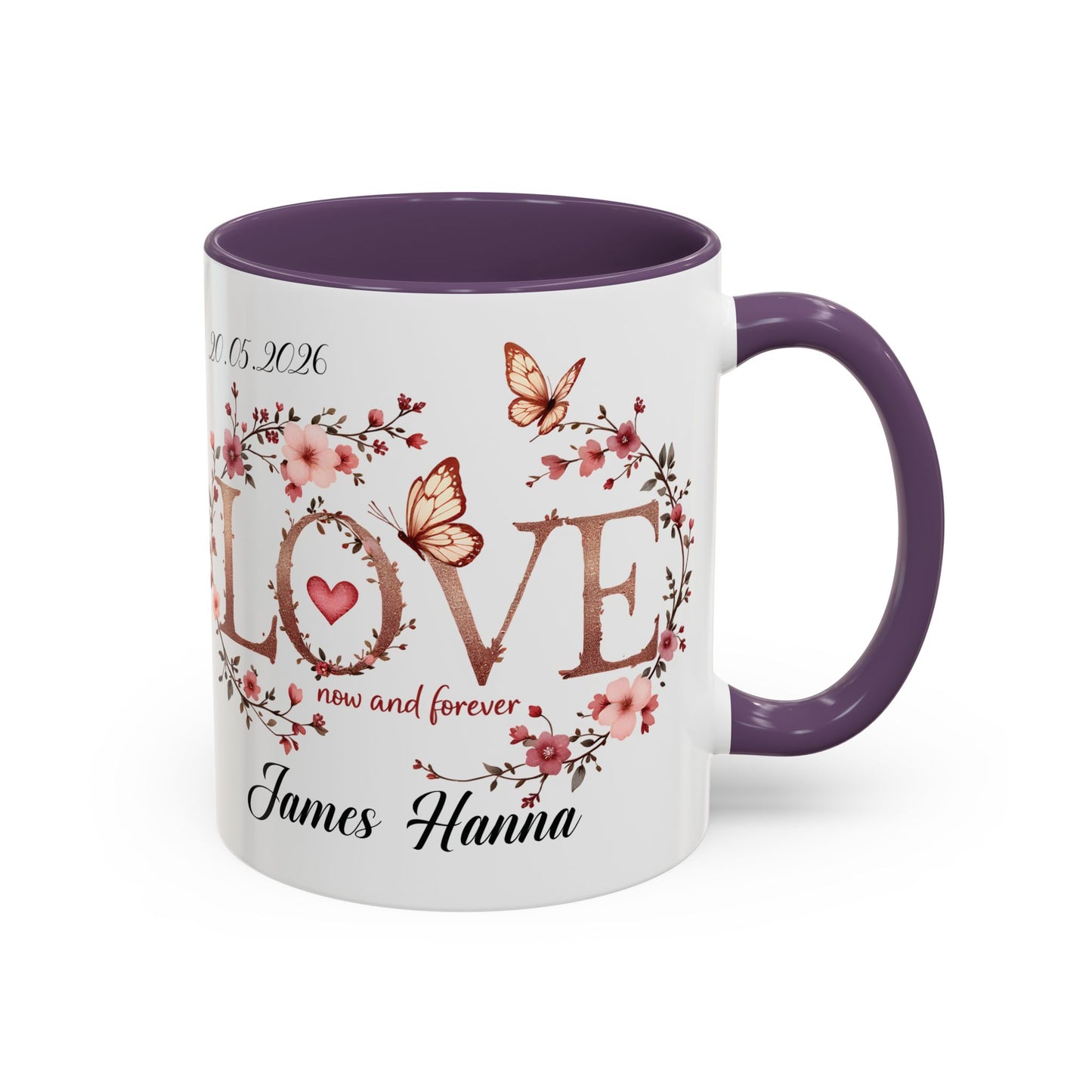 Custom Wedding Mug | Personalized Anniversary Mug | Valentines Day Gift |