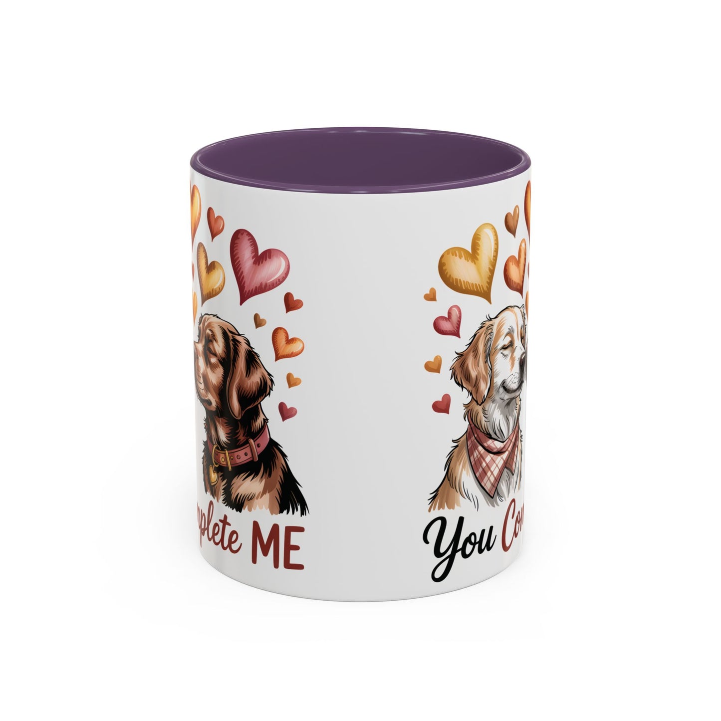 You Complete Me Mug | Cute Dog Lover Gift | Valentines Day Gift for Wife Husband |