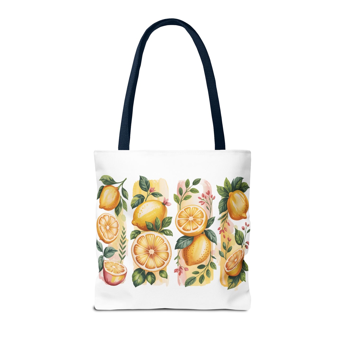 lemon tote bag, large grocery tote, alternative gifts