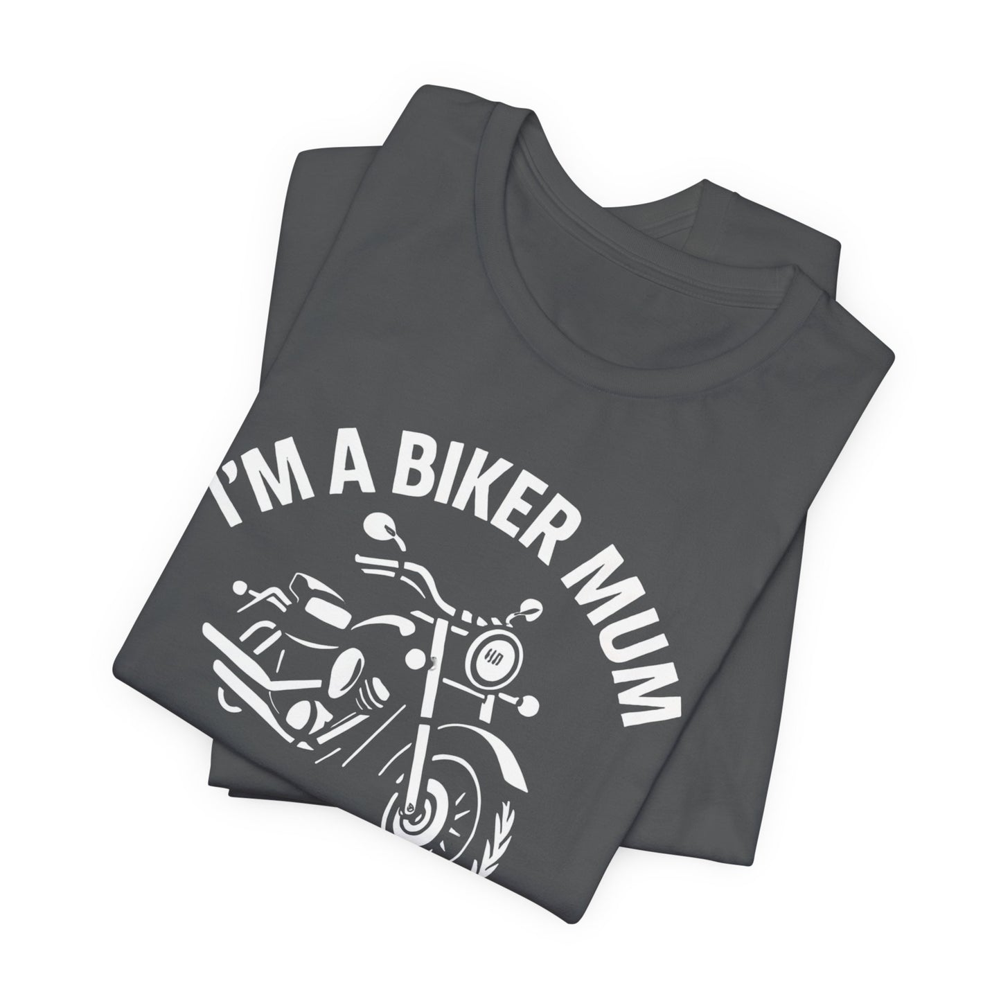 Biker Mum T-Shirt, Perfect as a bike lover gift or a personal treat, this motorcycle tee is more than just apparel; it's a statement.