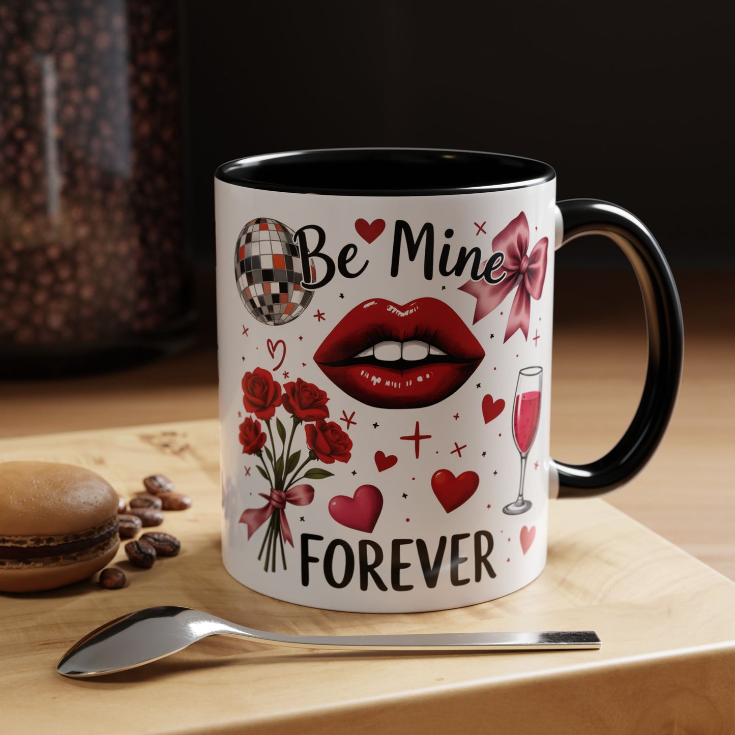 Ceramic valentine gift, Valentines day cup,  wife gift ideas, anniversary mug.