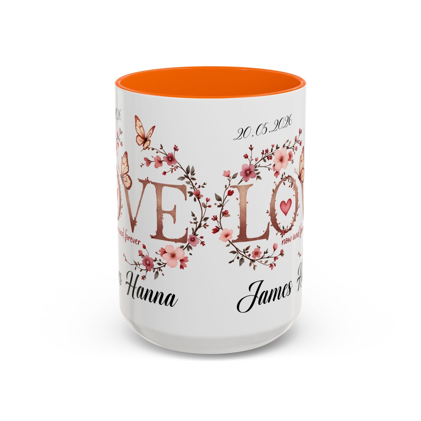 Custom Wedding Mug | Personalized Anniversary Mug | Valentines Day Gift |