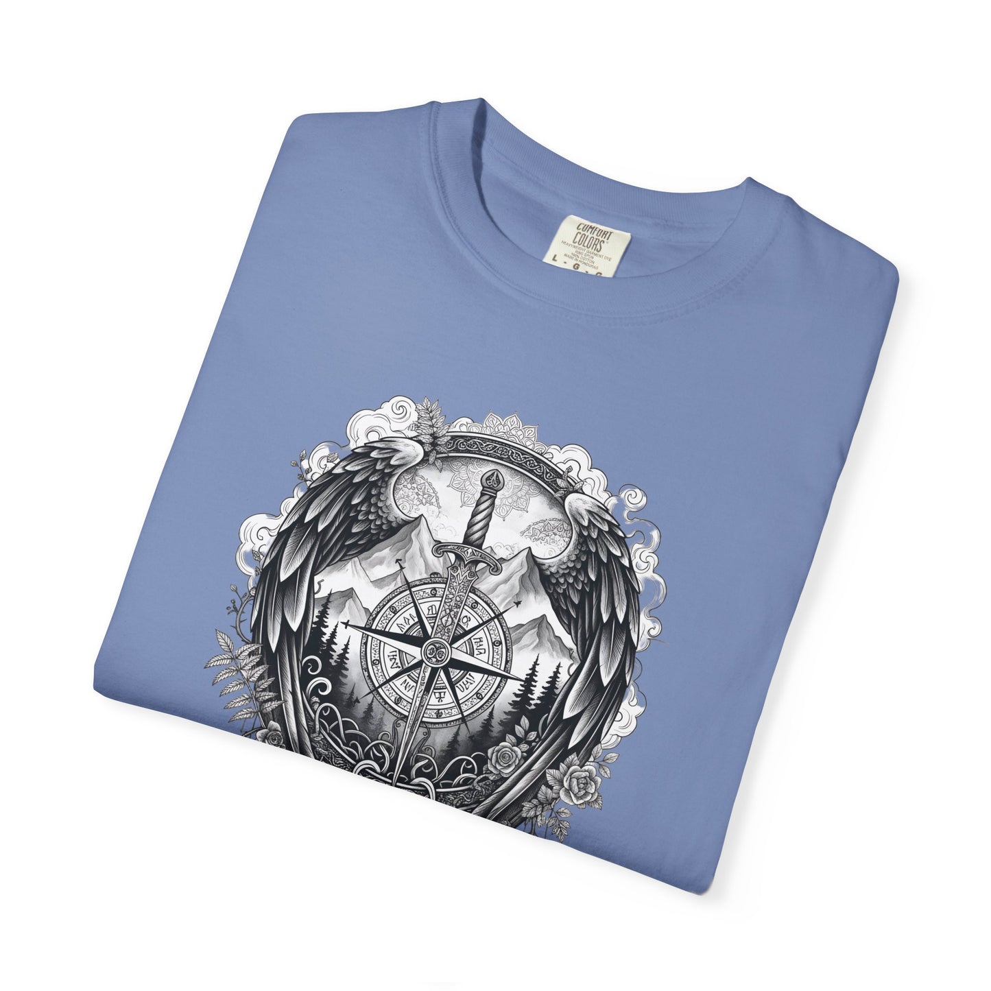 Viking Compass T-Shirt | Nordic Viking Clothing | Vegvisir Norse Pagan Tee