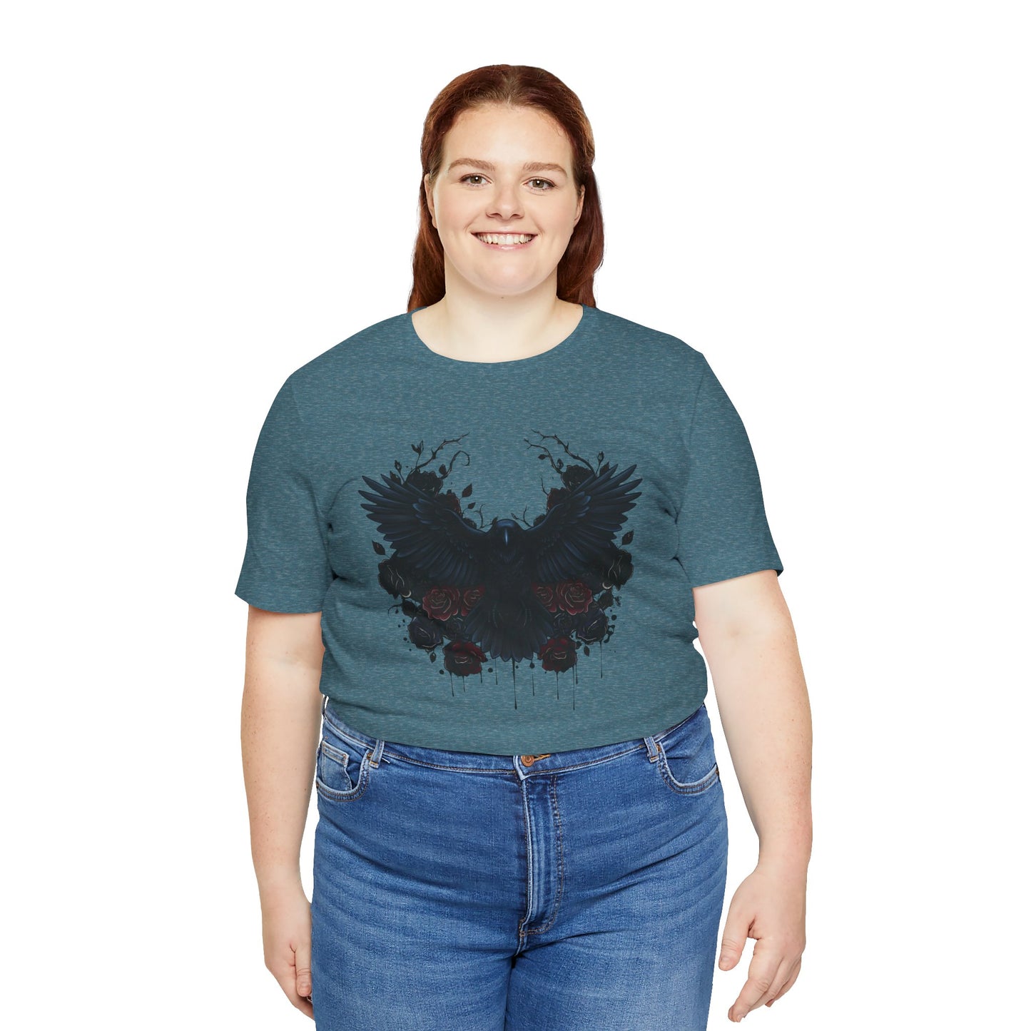 Dark Raven Gothic Apparel  | Unisex Cotton Shirt | Dark Aesthetic  |