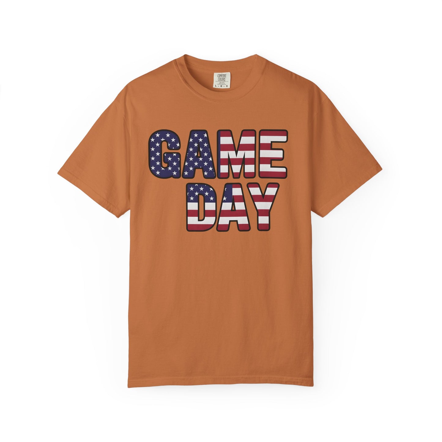 American Flag GAME DAY T-Shirt | Patriotic Sports Fan Tee
